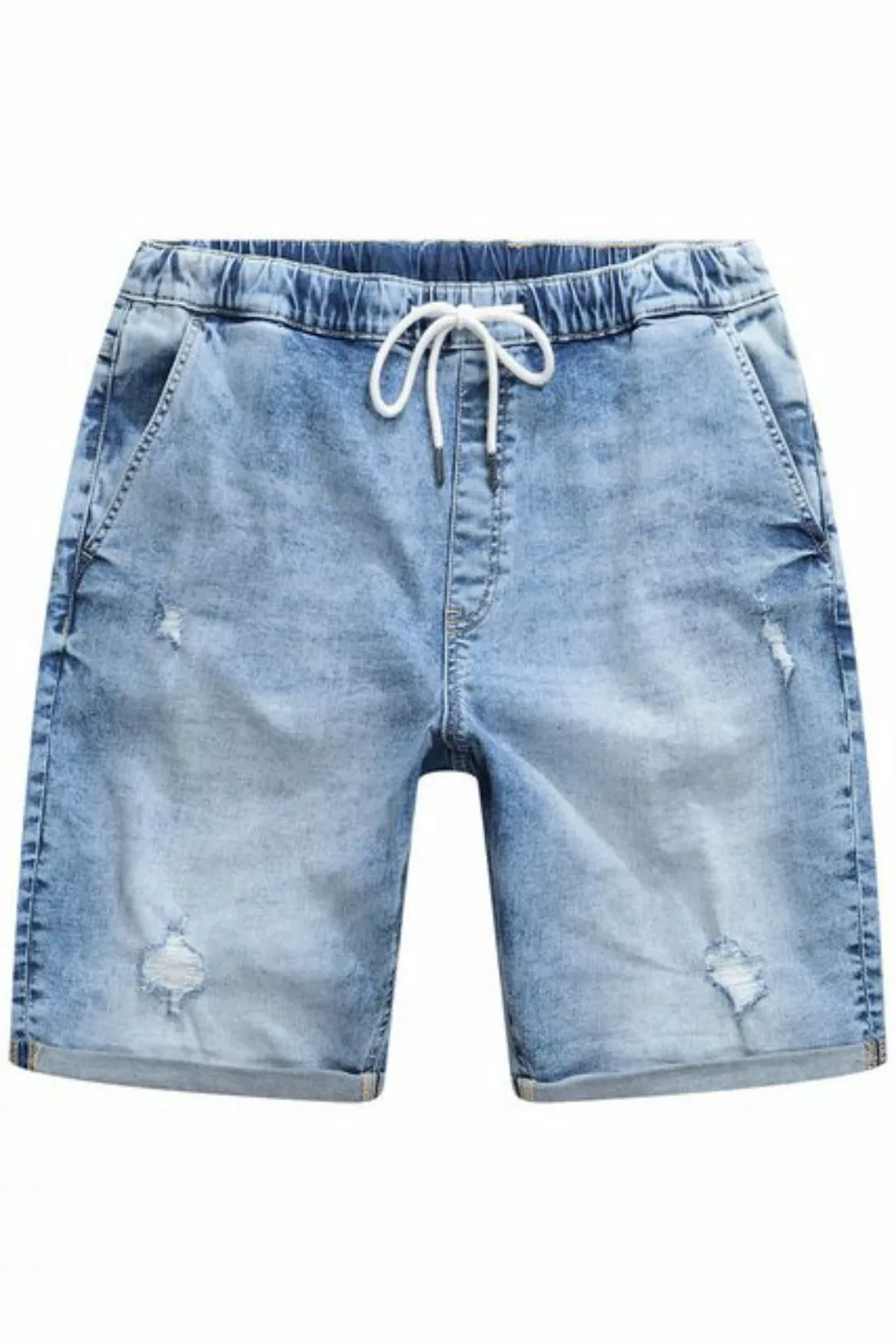 STHUGE Jeansbermudas STHUGE Jeans-Bermuda FLEXLASTIC® Denim destroyed günstig online kaufen