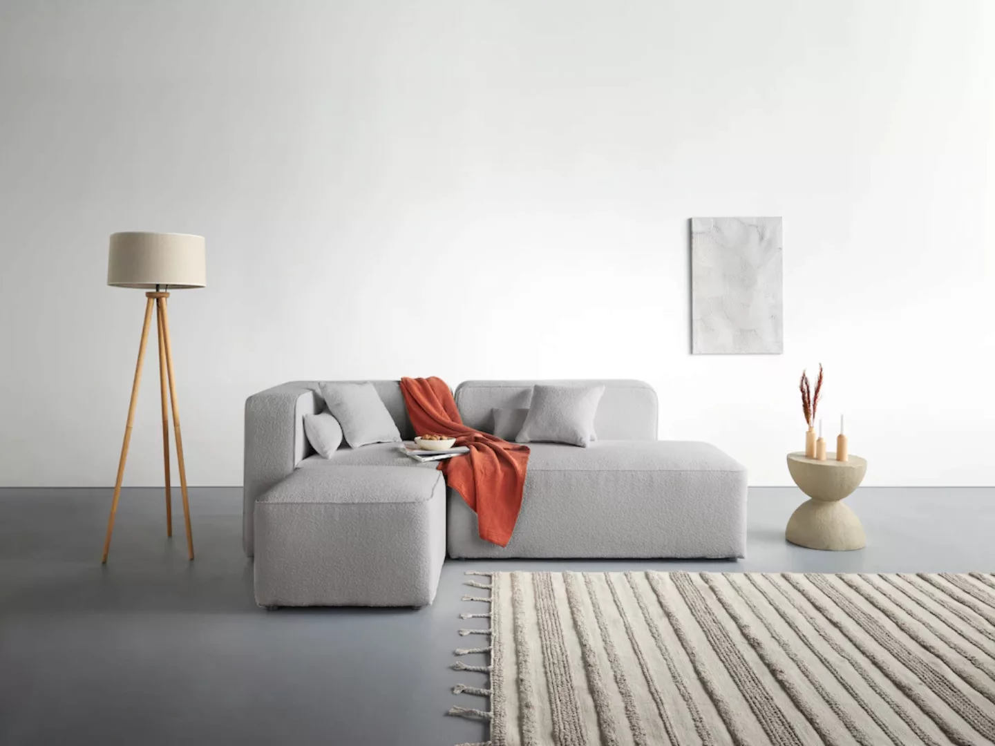 andas Ecksofa "Sundstrup L-Form", Modulserie, individuelle Zusammenstellung günstig online kaufen