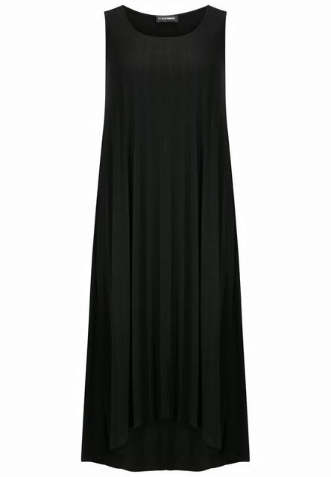 Doris Streich Druckkleid Maxi-Kleid aus plissiertem Jersey mit Bügelfalten günstig online kaufen