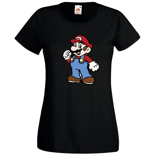 Youth Designz T-Shirt Mario Damen T-Shirt mit Retro Gaming Print günstig online kaufen