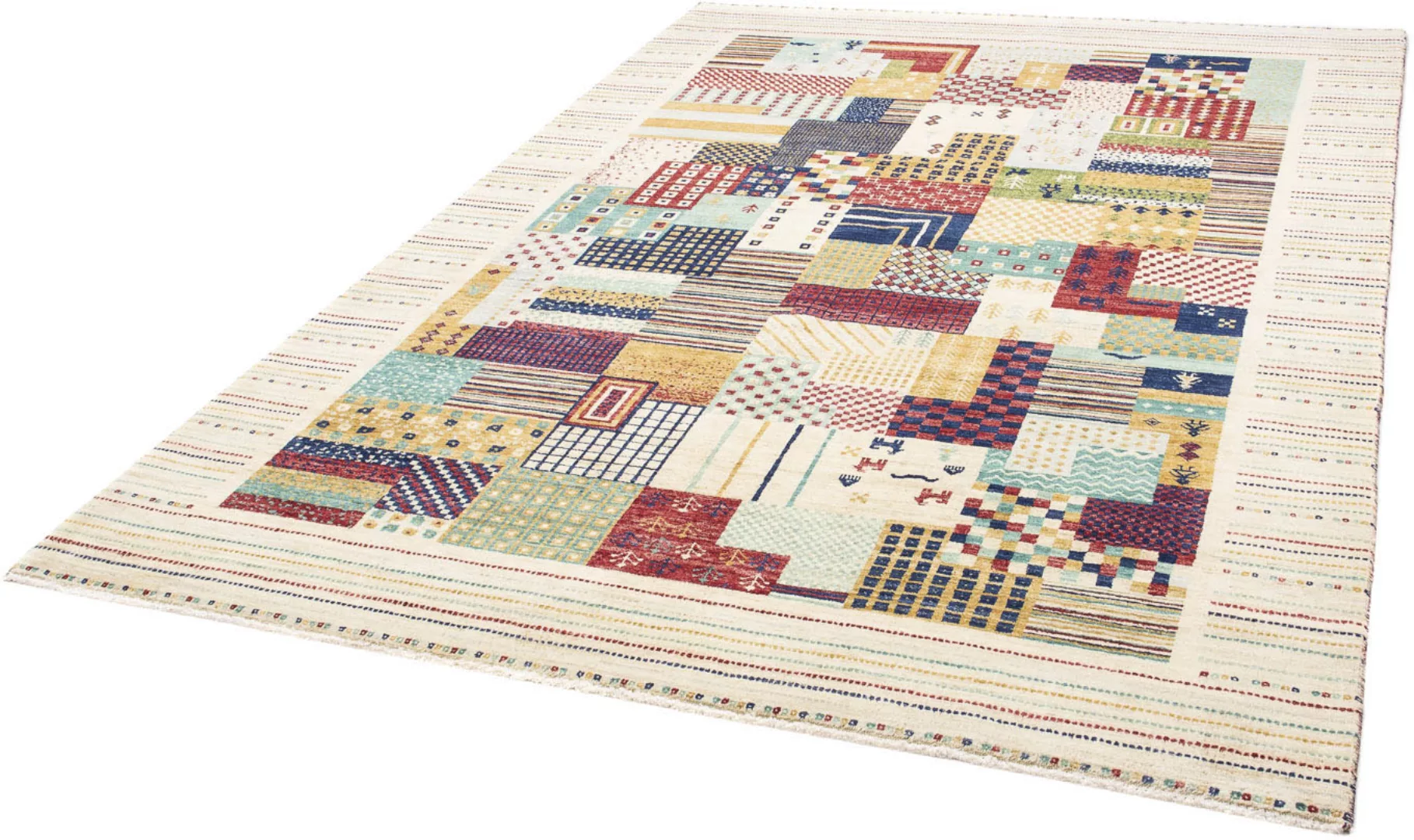 morgenland Designteppich »Designer - 238 x 170 cm - beige«, rechteckig, Woh günstig online kaufen