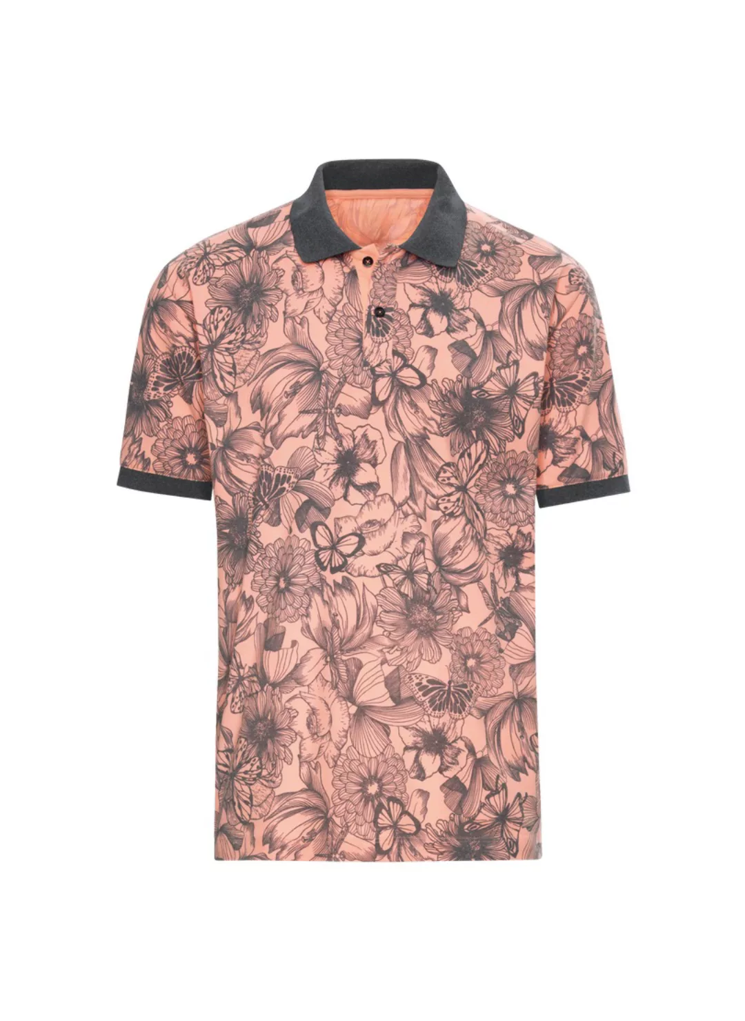 Trigema Poloshirt "TRIGEMA Poloshirt mit trendigem Allover-Print" günstig online kaufen