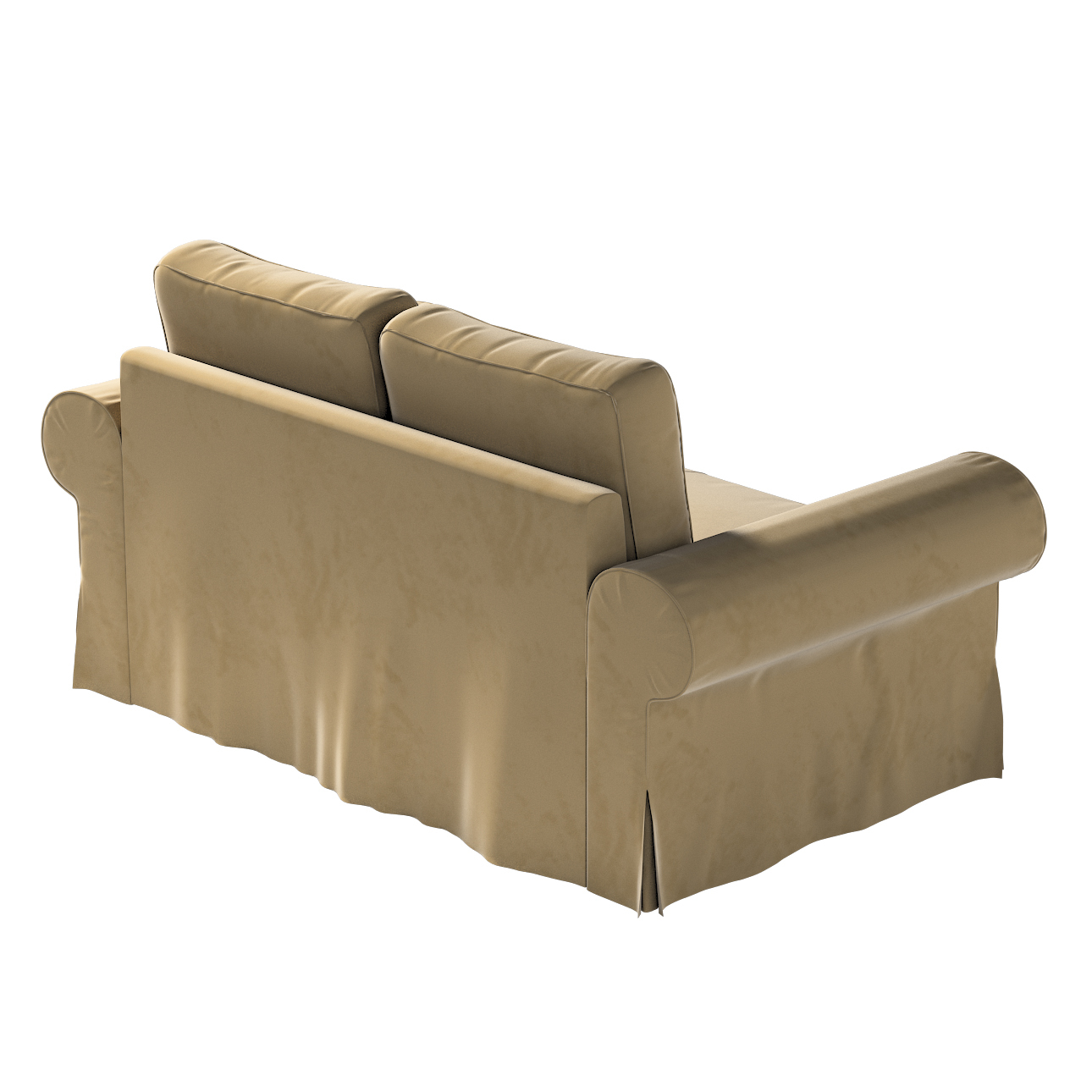 Bezug für Backabro 2-Sitzer Sofa ausklappbar, hellbraun, Bezug für Backabro günstig online kaufen
