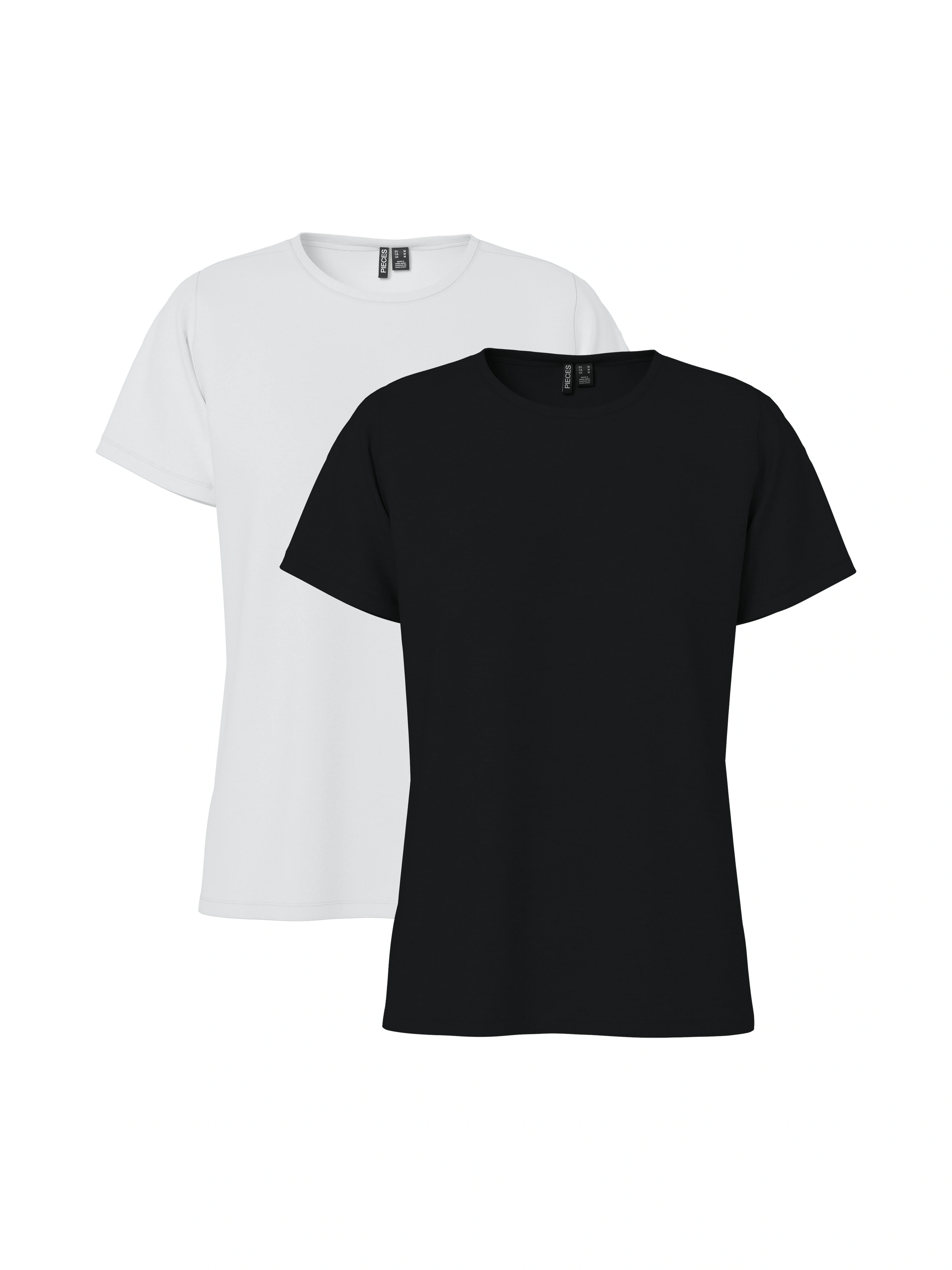 pieces Kurzarmshirt "PCAMIRA SS TEE 2-PACK NOOS BC" günstig online kaufen