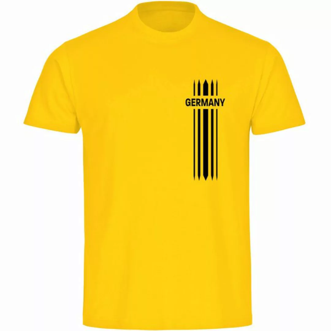 multifanshop T-Shirt Herren Germany - Streifen - Männer günstig online kaufen