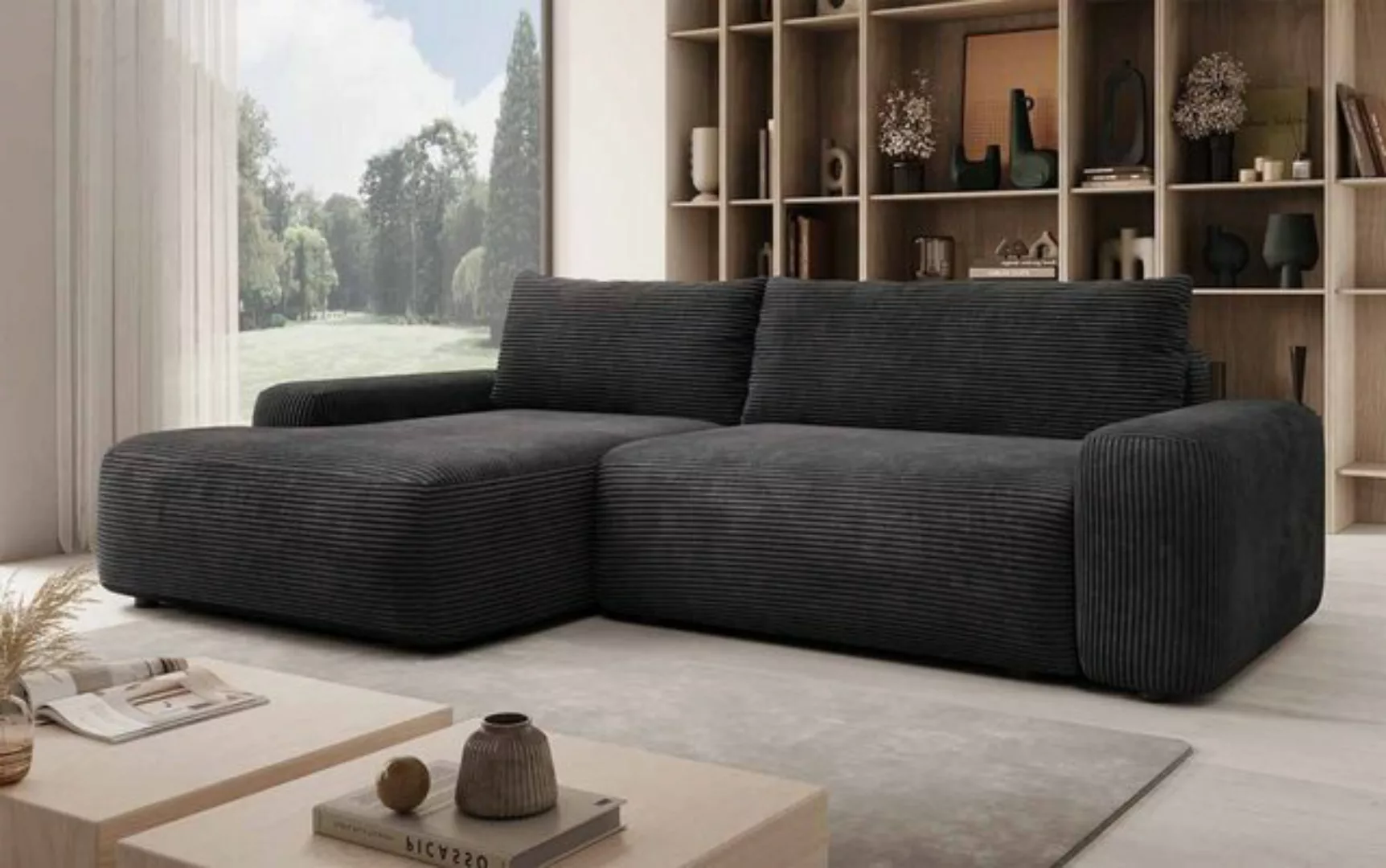 Luxusbetten24 Schlafsofa Designer Sofa Luma, mit Stauraum und Schlaffunktio günstig online kaufen