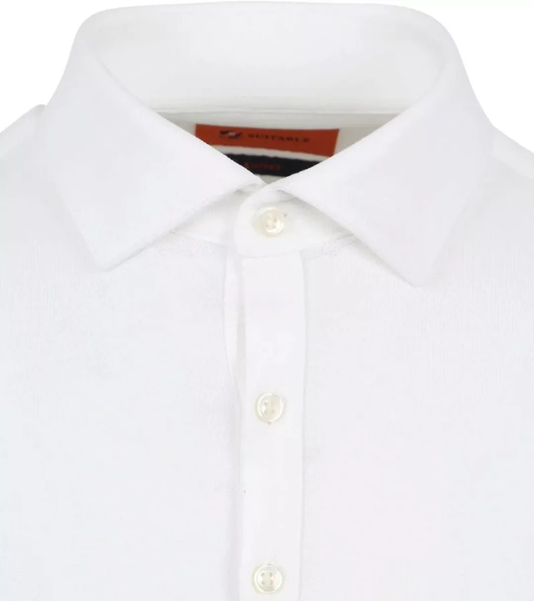 Suitable Camicia Poloshirt Weiß - Größe S günstig online kaufen