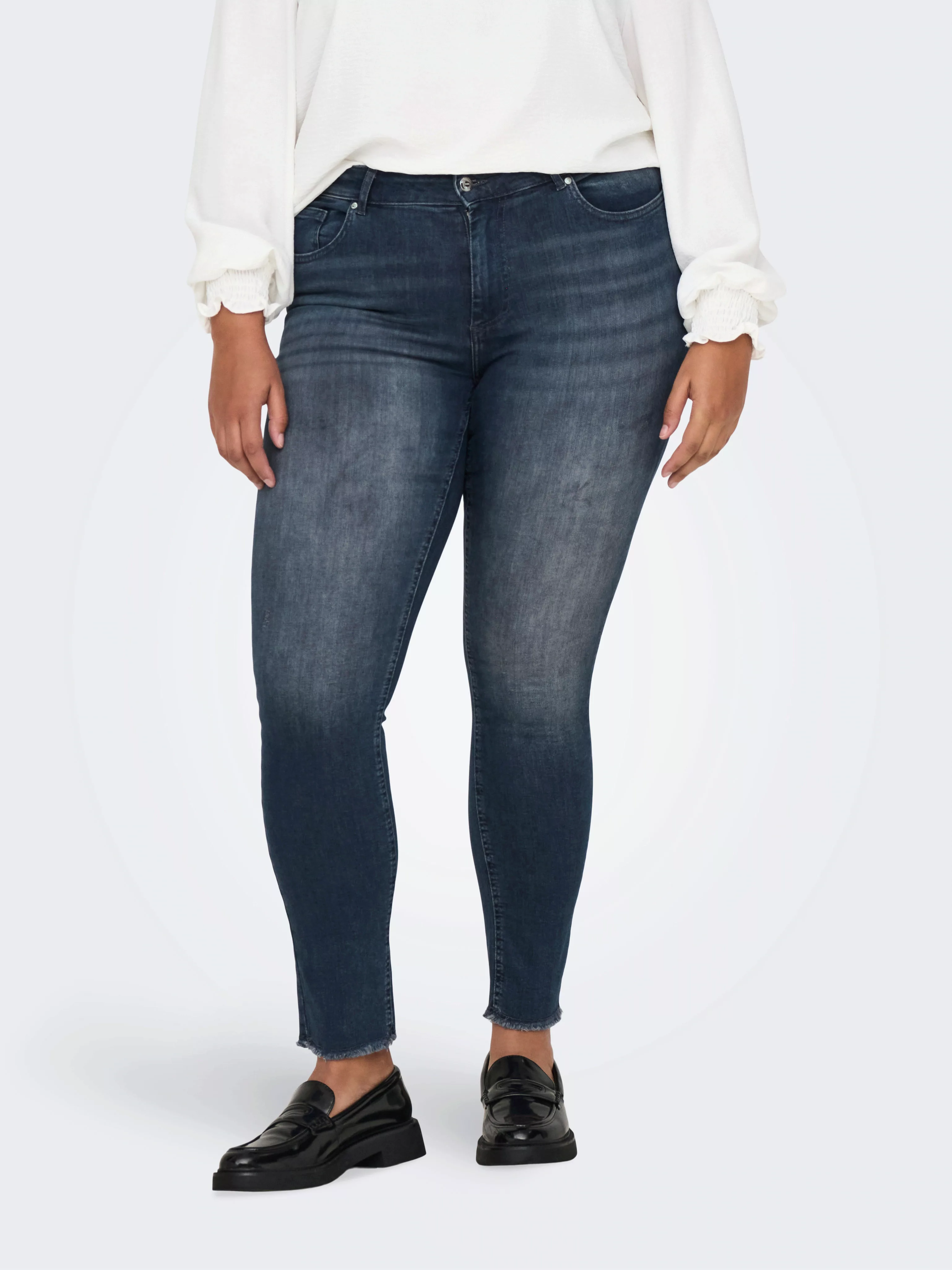 Carmakoma by Only Damen Jeans CARWILLY REA422 - Skinny Fit - Blau - Blue Bl günstig online kaufen