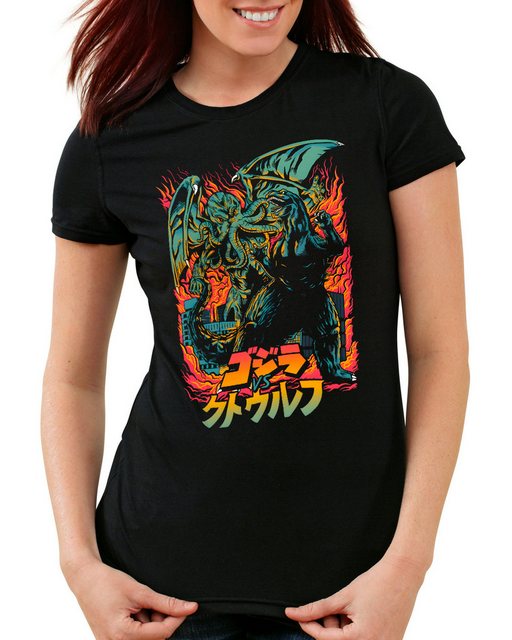 style3 T-Shirt Kaiju Encounter japan cthulhu monster nippon tokio tokyo günstig online kaufen