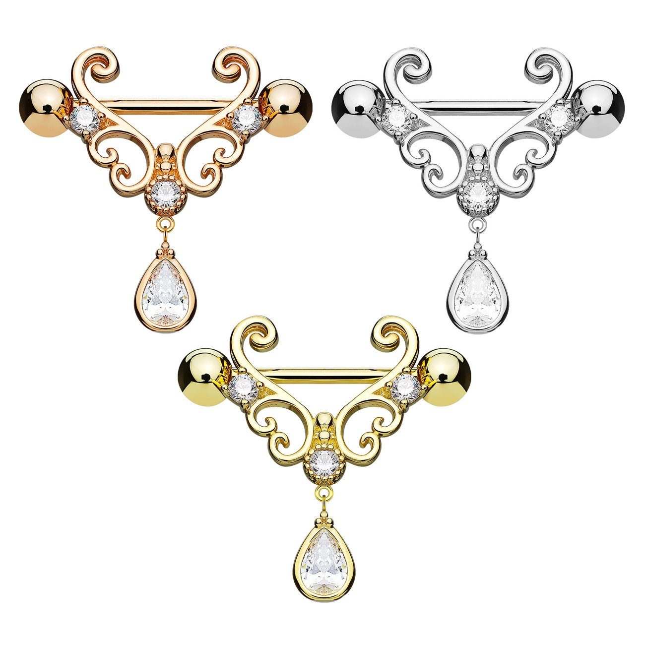Taffstyle Intimpiercing Intim Brustpiercing Schild Tribal günstig online kaufen