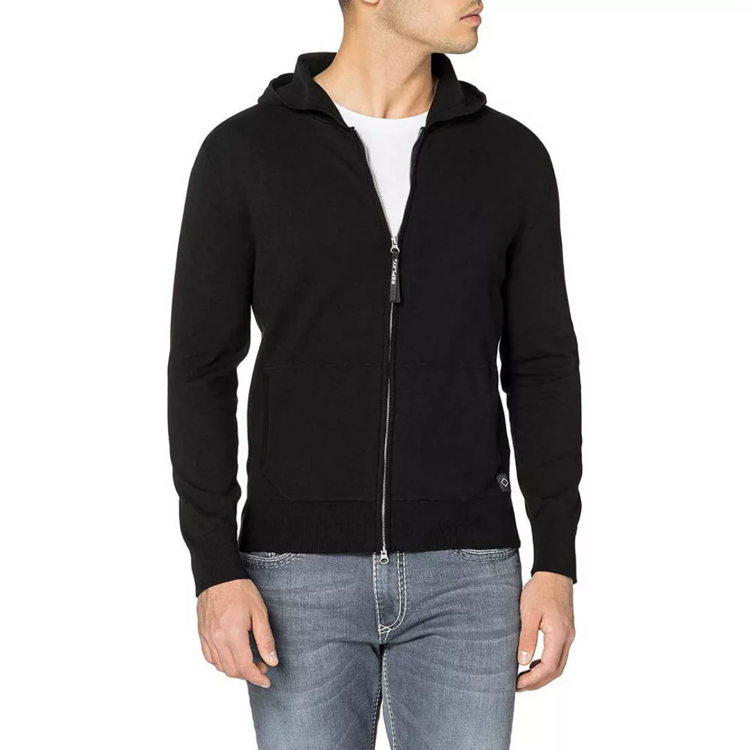 Replay Hyperflex Sweatshirt S Black günstig online kaufen