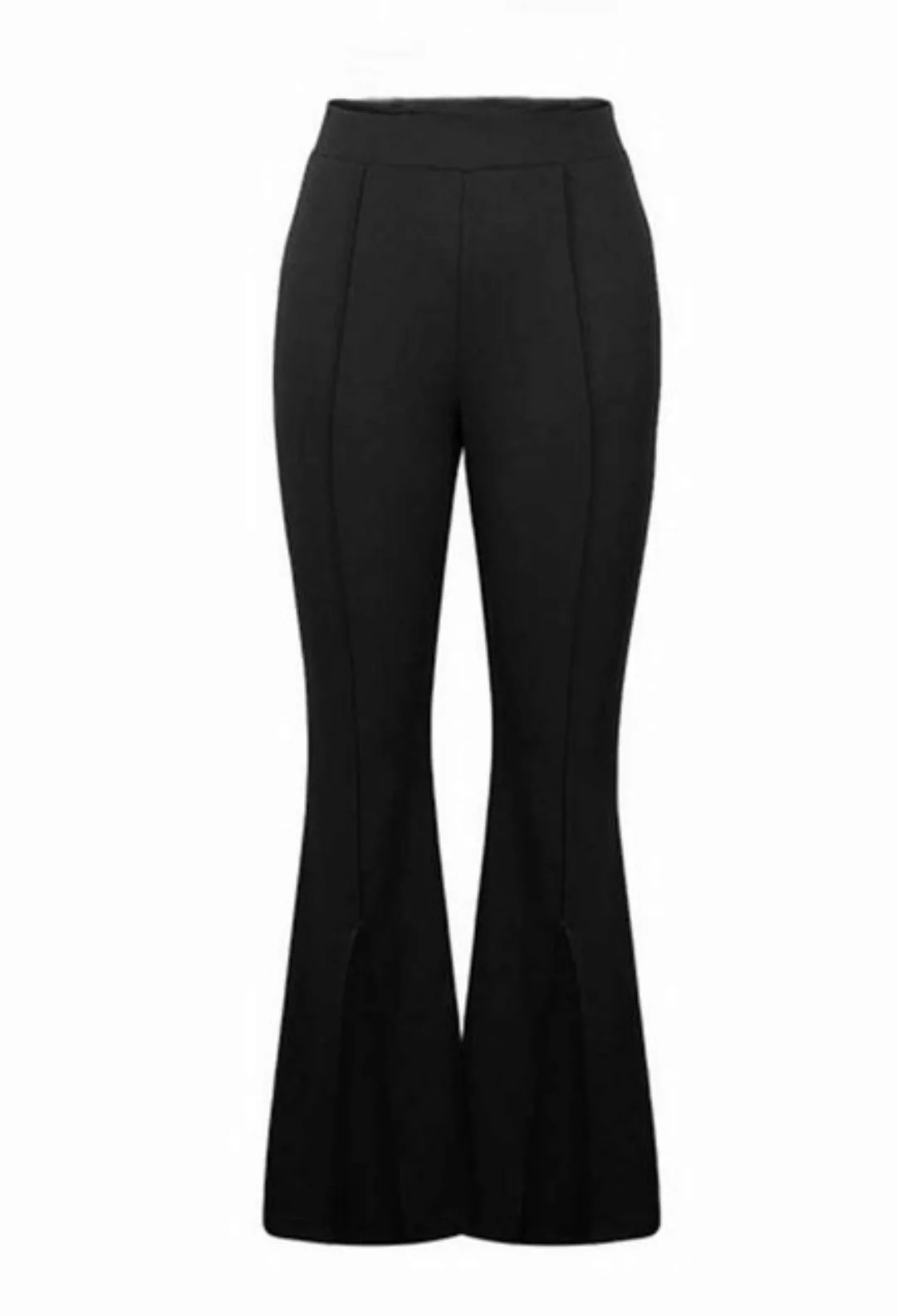 SEGUEN Loungepants Bauch abnehmende Micro High Waist Stretch-Hose (Slit Sol günstig online kaufen