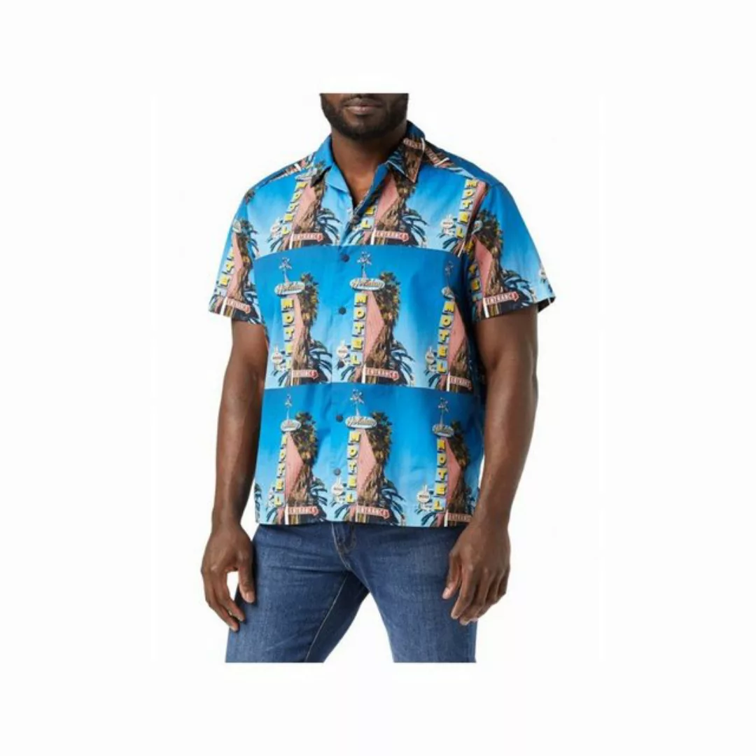 HUGO Kurzarmhemd blau regular fit (1-tlg., keine Angabe) günstig online kaufen