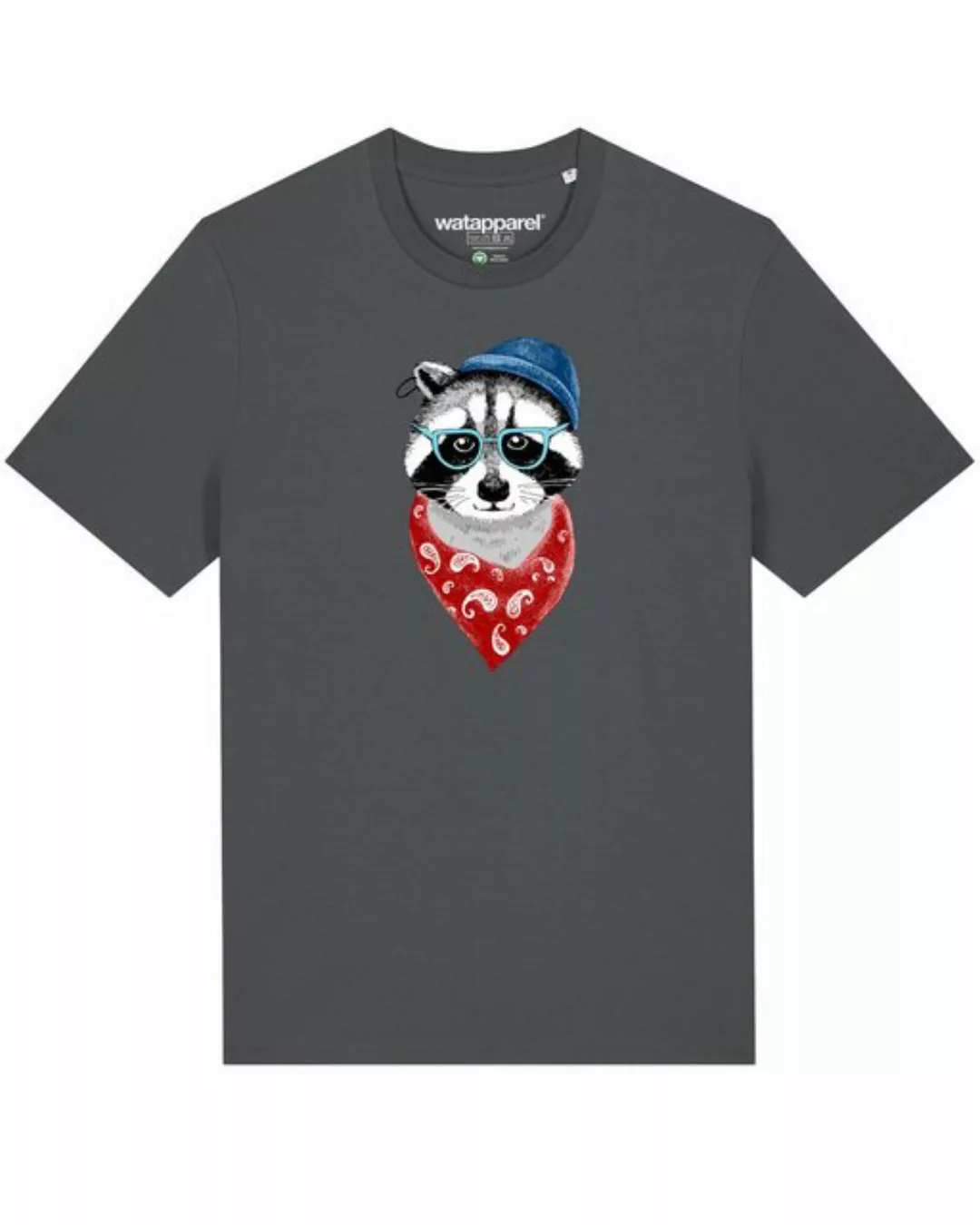 wat? Apparel Print-Shirt Waschbär (1-tlg) günstig online kaufen