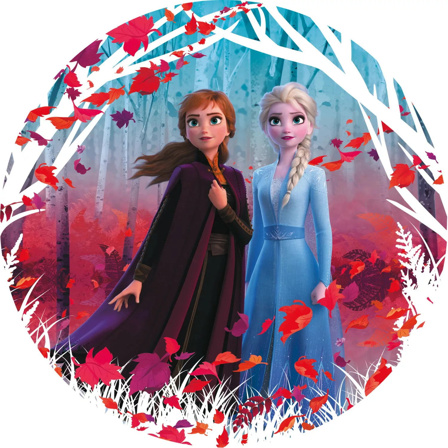 Komar Fototapete »Frozen 2 Winter is coming«, 125x125 cm (Breite x Höhe), r günstig online kaufen
