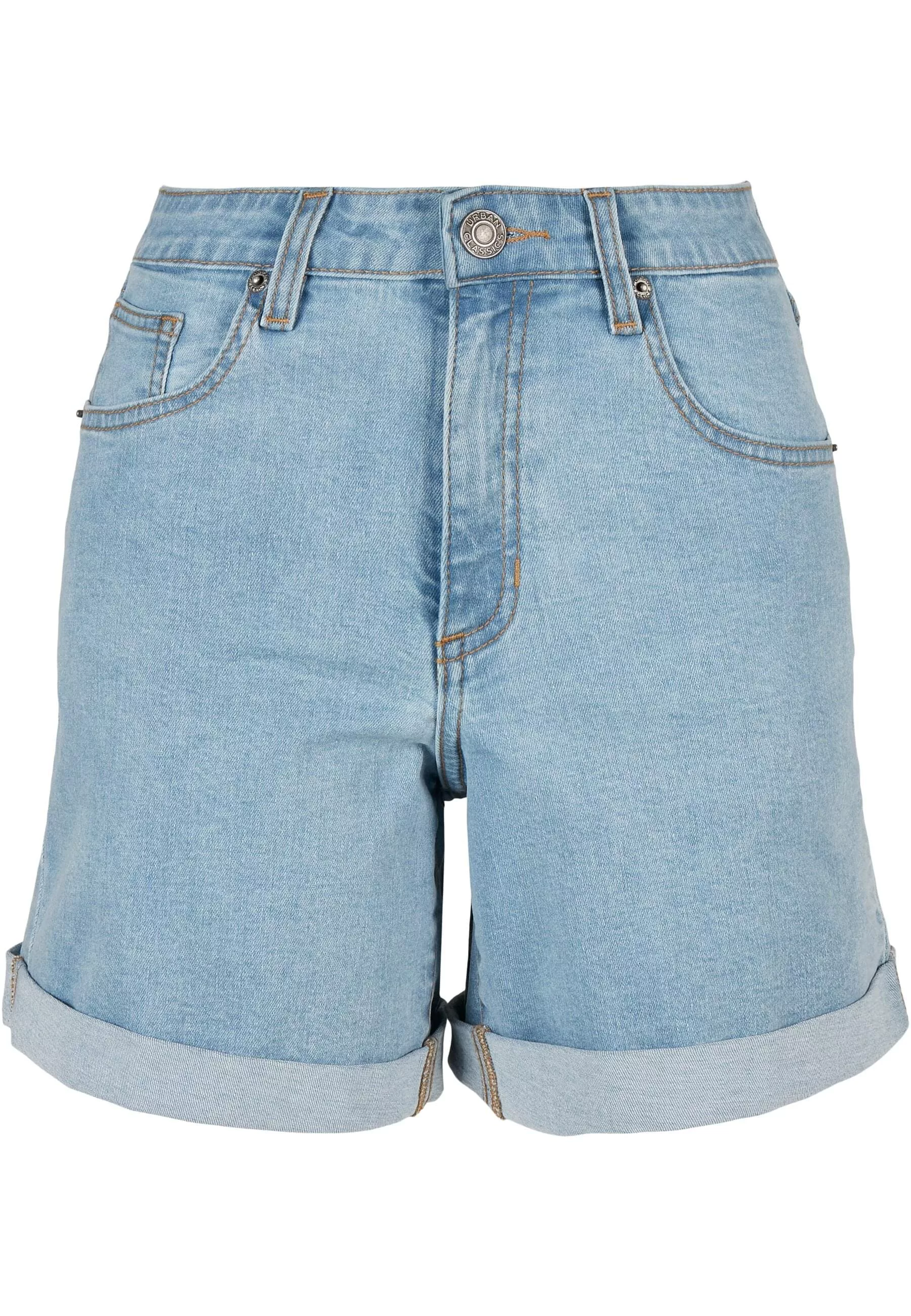 URBAN CLASSICS Shorts Ladies Organic Stretch Denim 5 Pocket Shorts Jeans-Sh günstig online kaufen