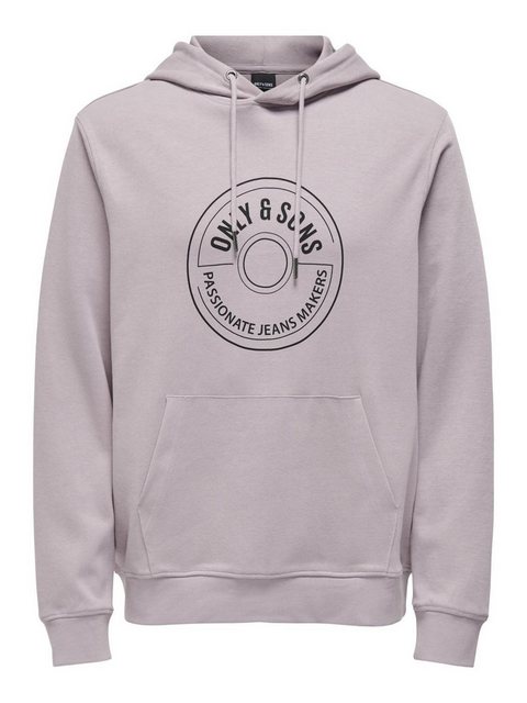 ONLY & SONS Hoodie - Sweatshirt - ONSLAMER REG INTERLOCK SWEAT HOODIE günstig online kaufen