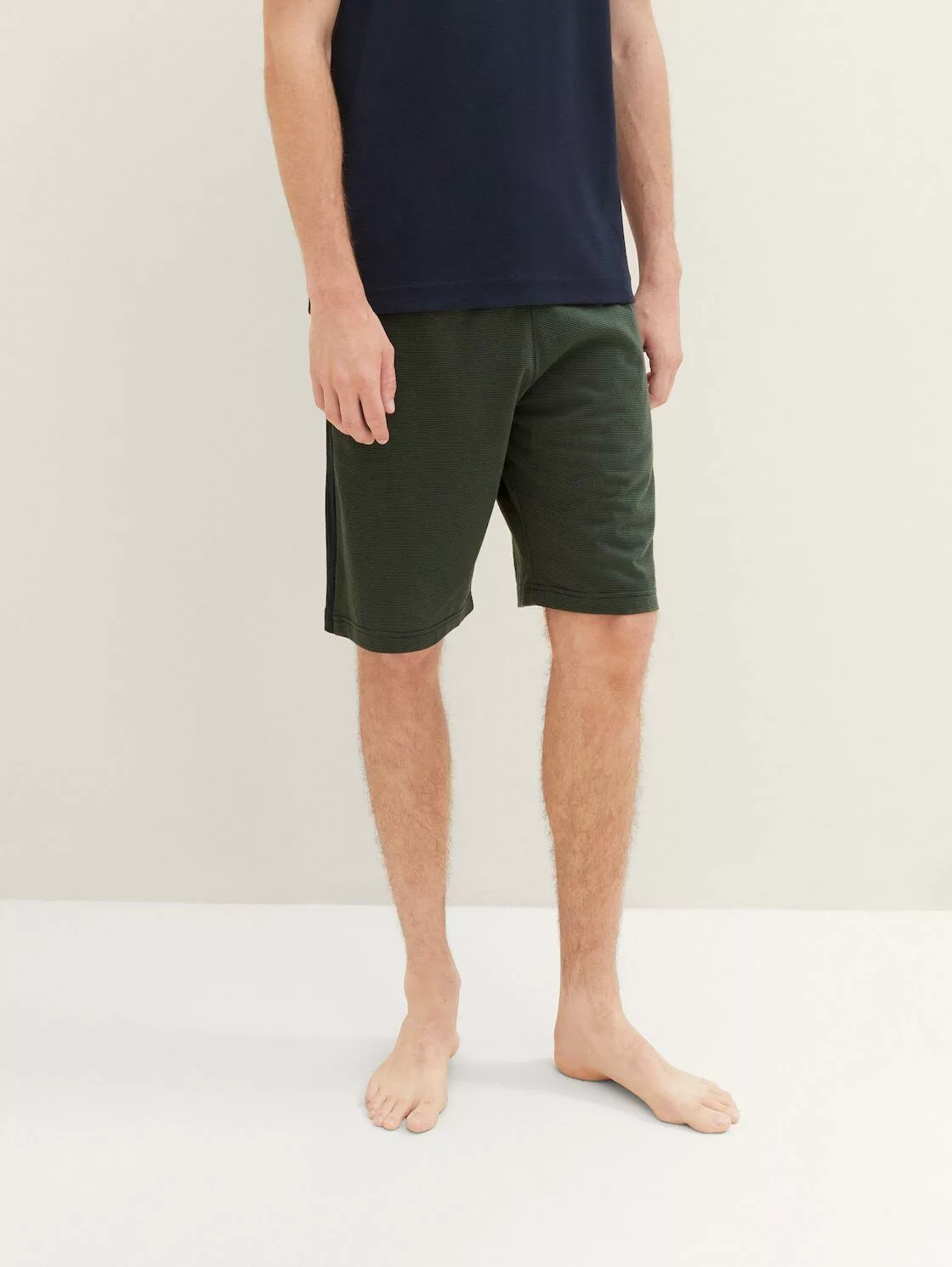TOM TAILOR Pyjamashorts Pyjama-Hose aus Baumwolle günstig online kaufen