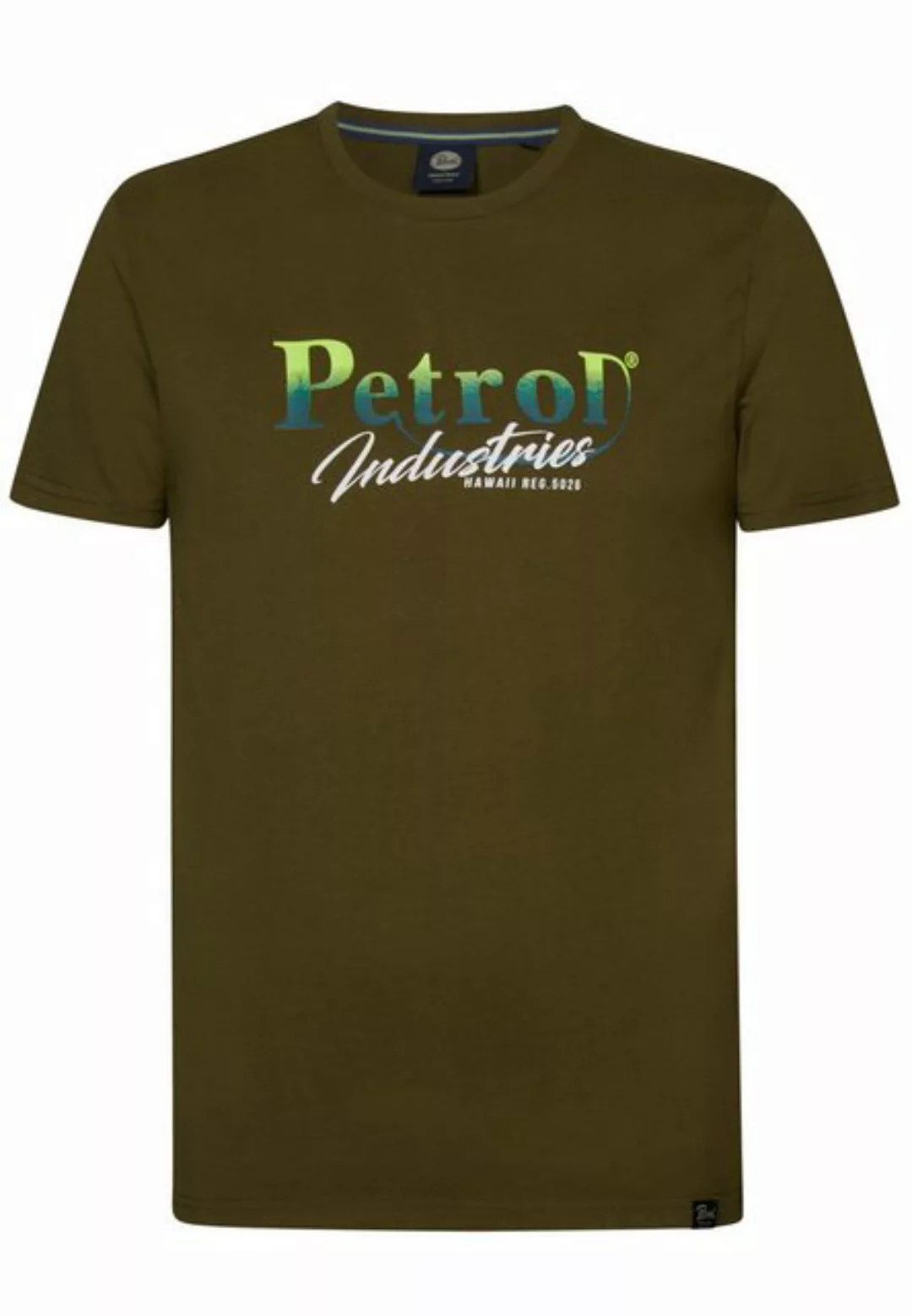 Petrol Industries T-Shirt - Shirt - Kurzarmshirt - T-Shirt mit Aufdruck Sum günstig online kaufen