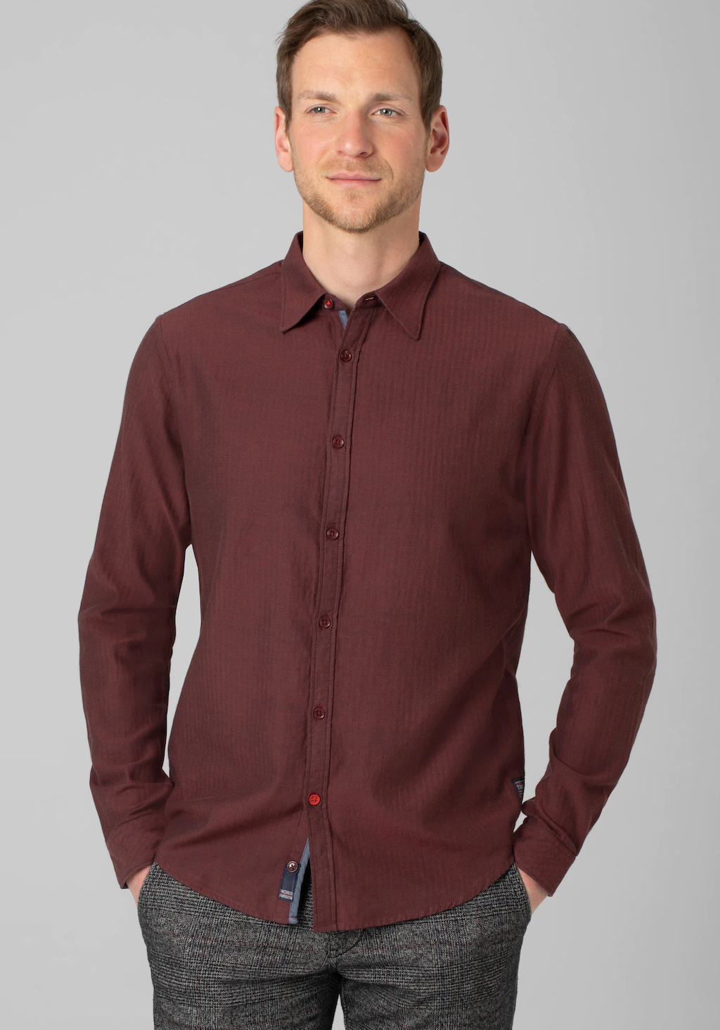 TIMEZONE Langarmhemd "Micro Pattern Shirt" günstig online kaufen