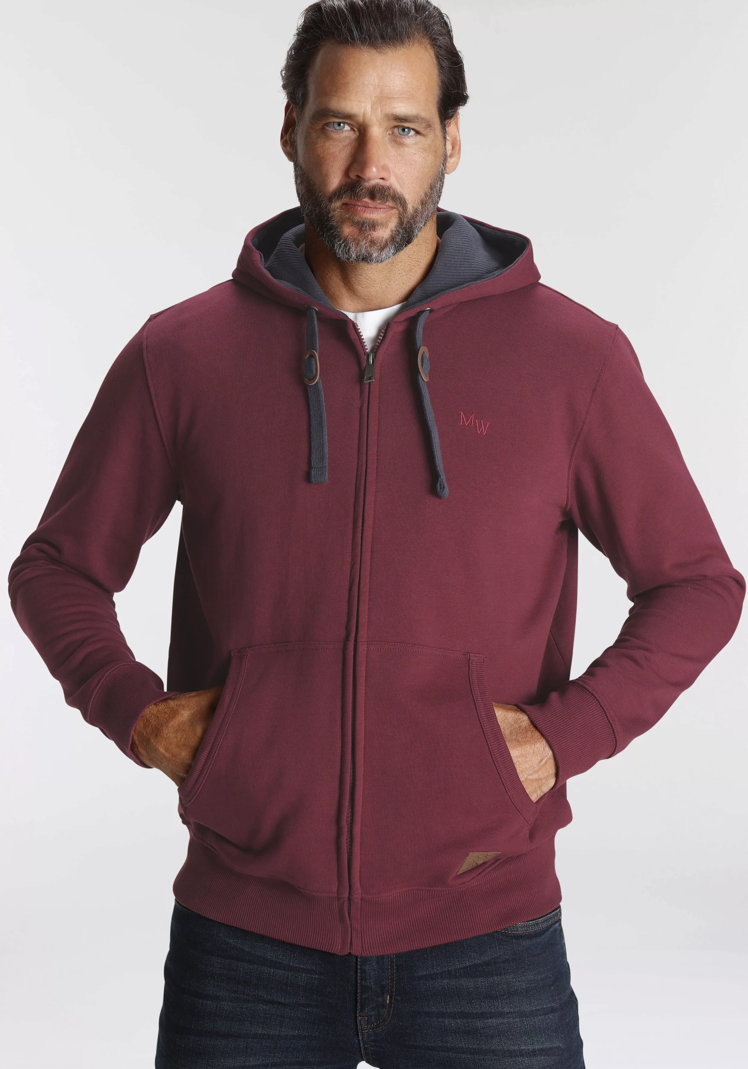 Mans World Kapuzensweatjacke günstig online kaufen