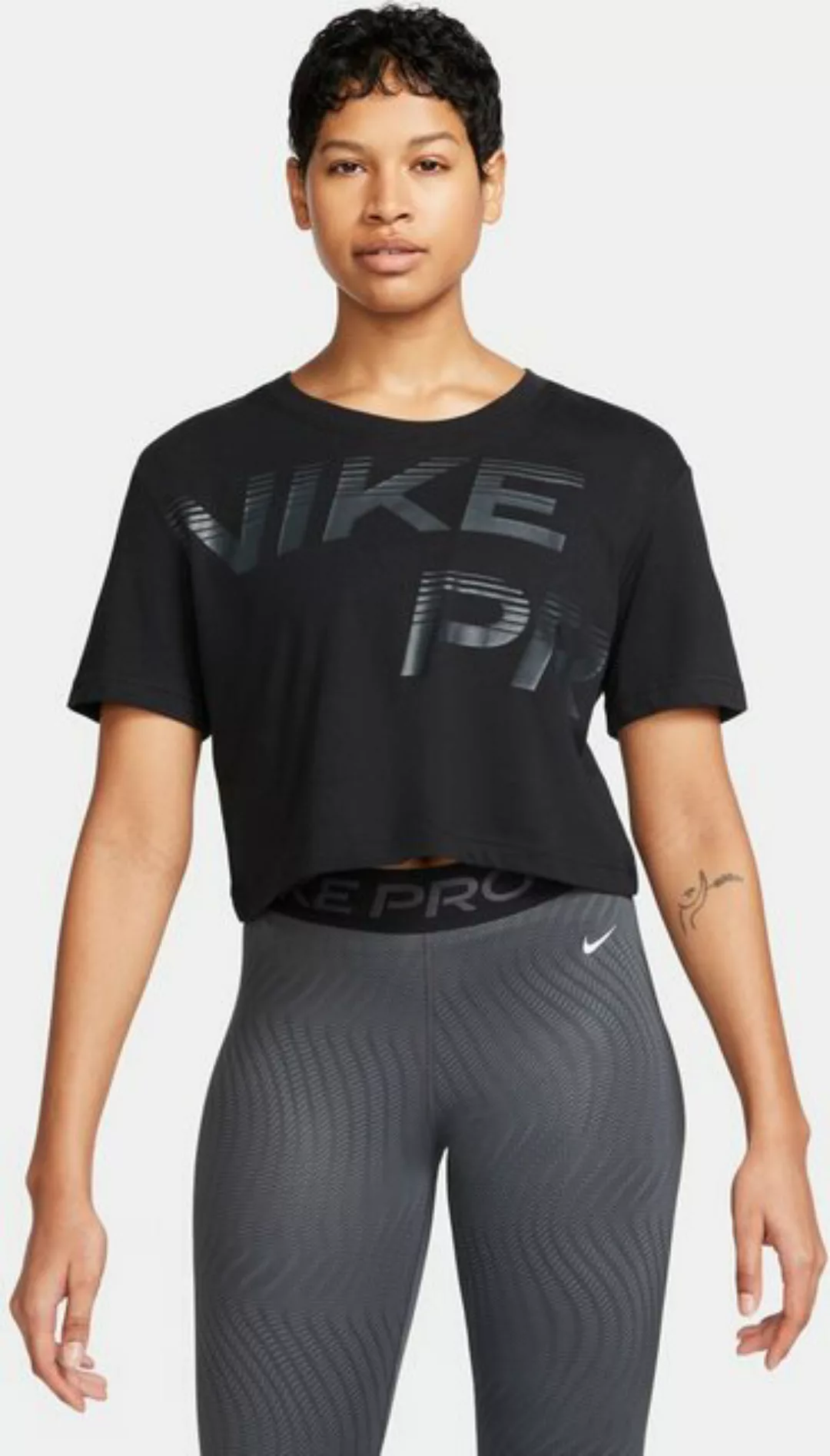 Nike Kurzarmshirt W NK Pro GRX SS BLACK günstig online kaufen