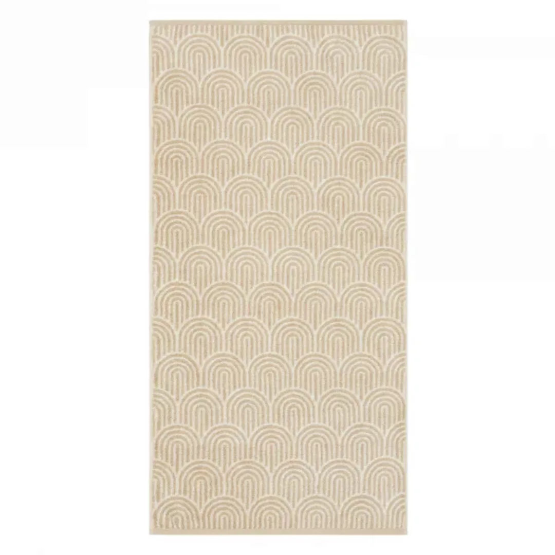 Cawö Handtücher Maison Bögen 6268 - Farbe: natur - 33 - Duschtuch 70x140 cm günstig online kaufen