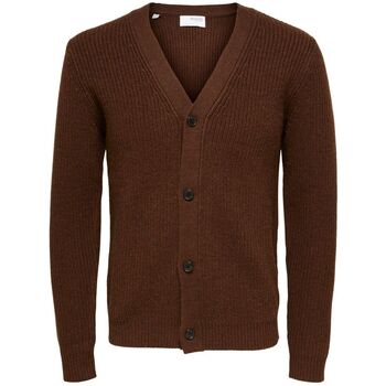 Selected  Strickjacken 16086753 SLHUTAH-SHAVED CHICOLATE günstig online kaufen