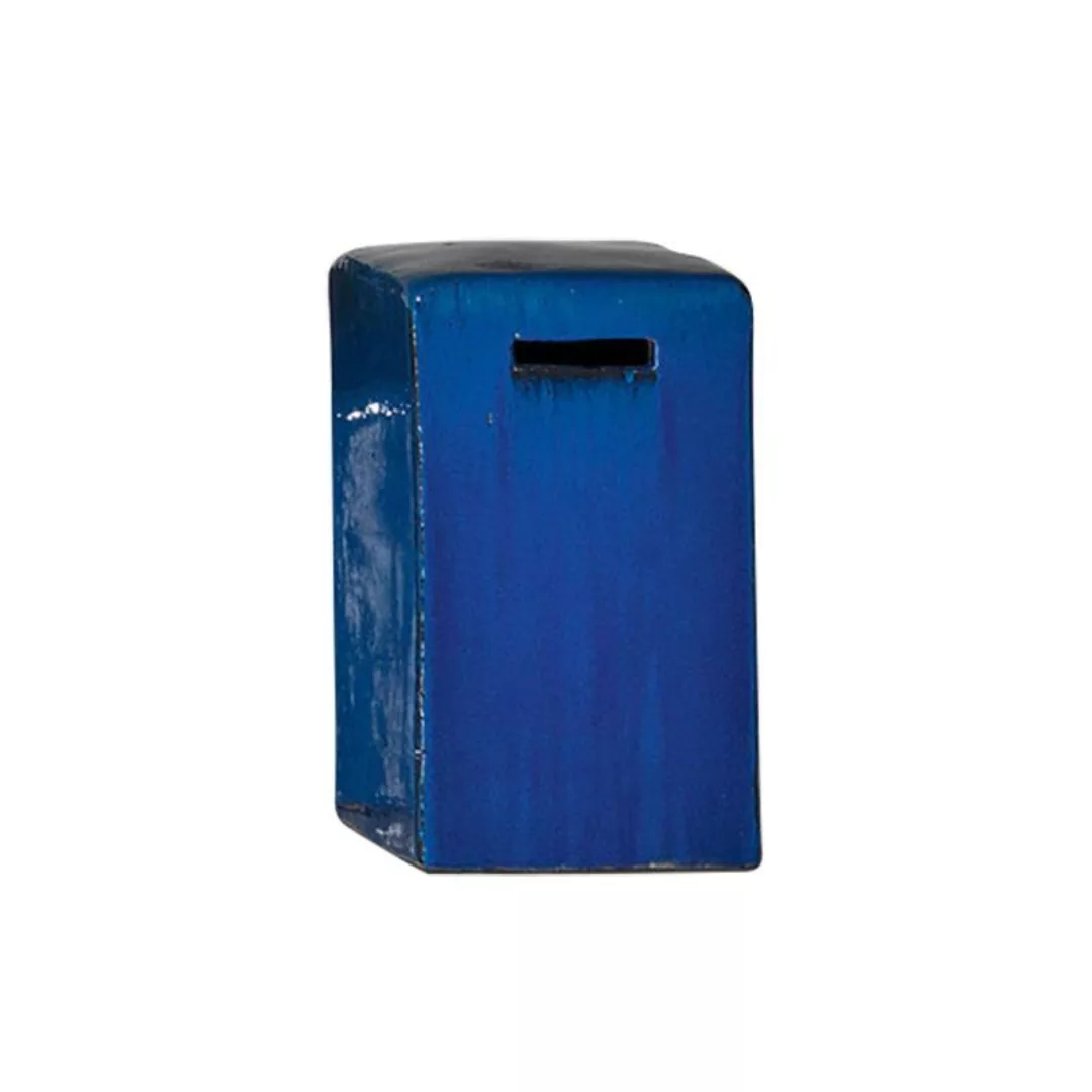 Gervasoni - Inout 43 Beistelltisch / Hocker - blau/LxBxH 30x30x51cm günstig online kaufen