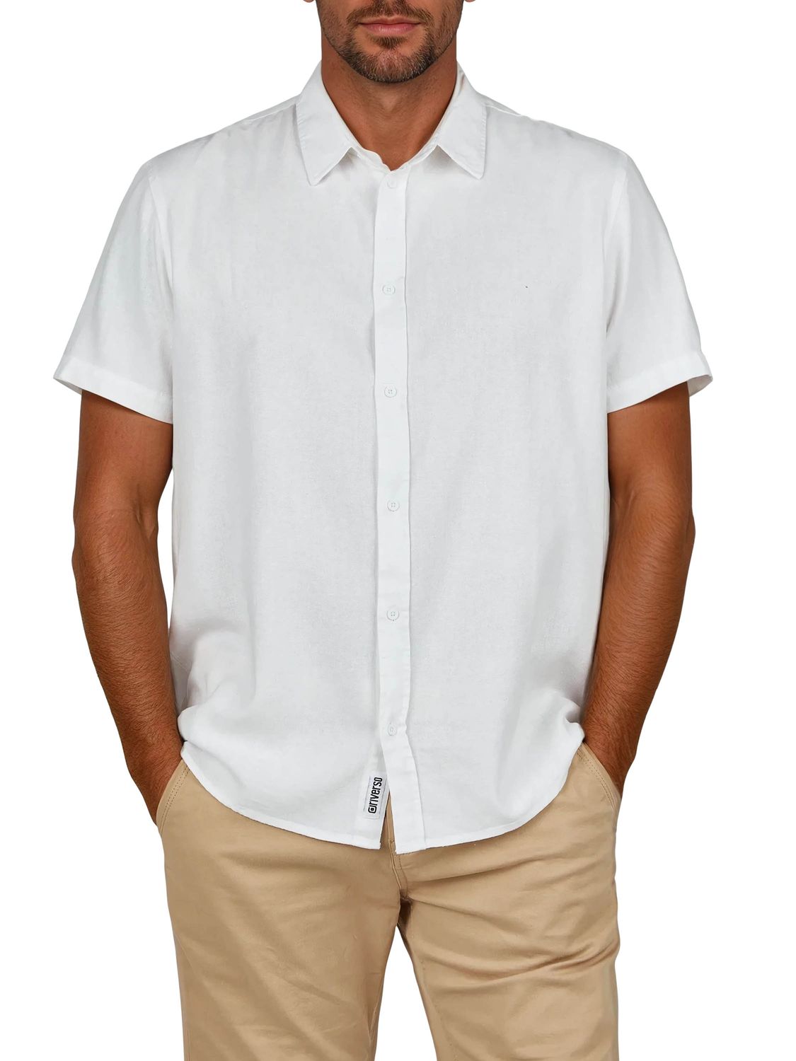riverso Leinenhemd Herren Kurzarm Regular Fit RIVEmilio günstig online kaufen