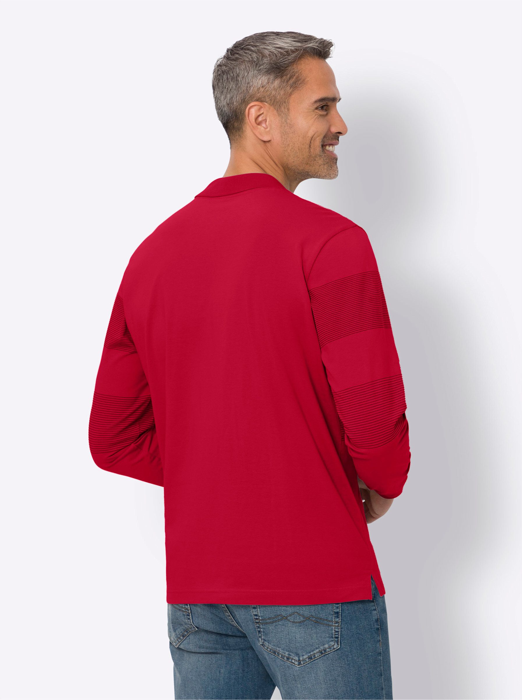Classic Poloshirt "Langarm-Poloshirt", (1 tlg.) günstig online kaufen