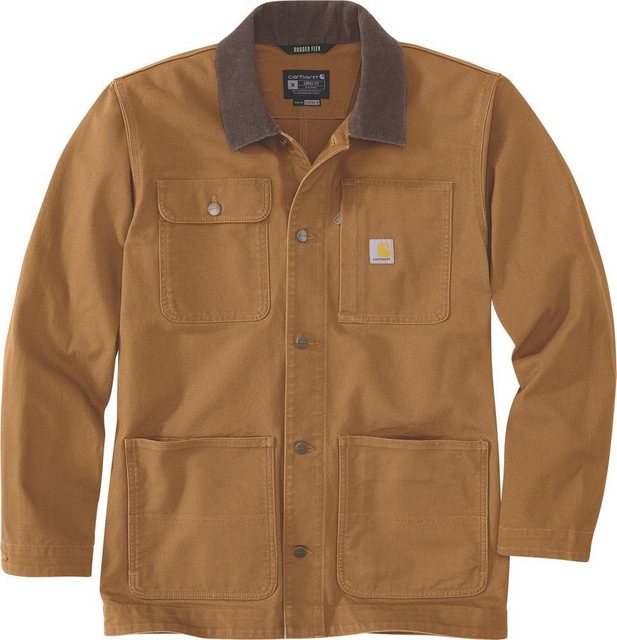 Carhartt Fleecejacke Carhartt Herren Arbeitsjacke Duck Loose Fit Chore Coat günstig online kaufen