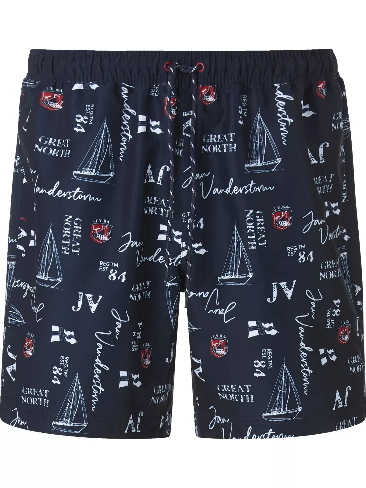 Jan Vanderstorm Badeshorts "Badeshort CORNELIS", (1 St.), mit maritimen Auf günstig online kaufen