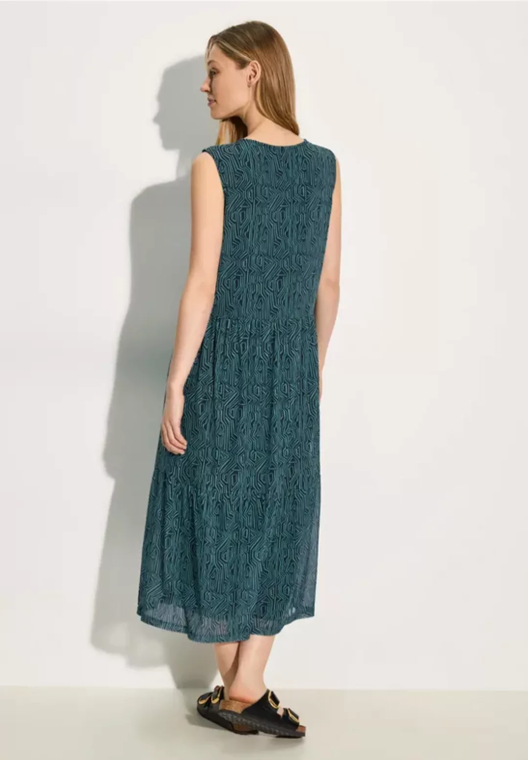 Mesh Kleid mit Print günstig online kaufen