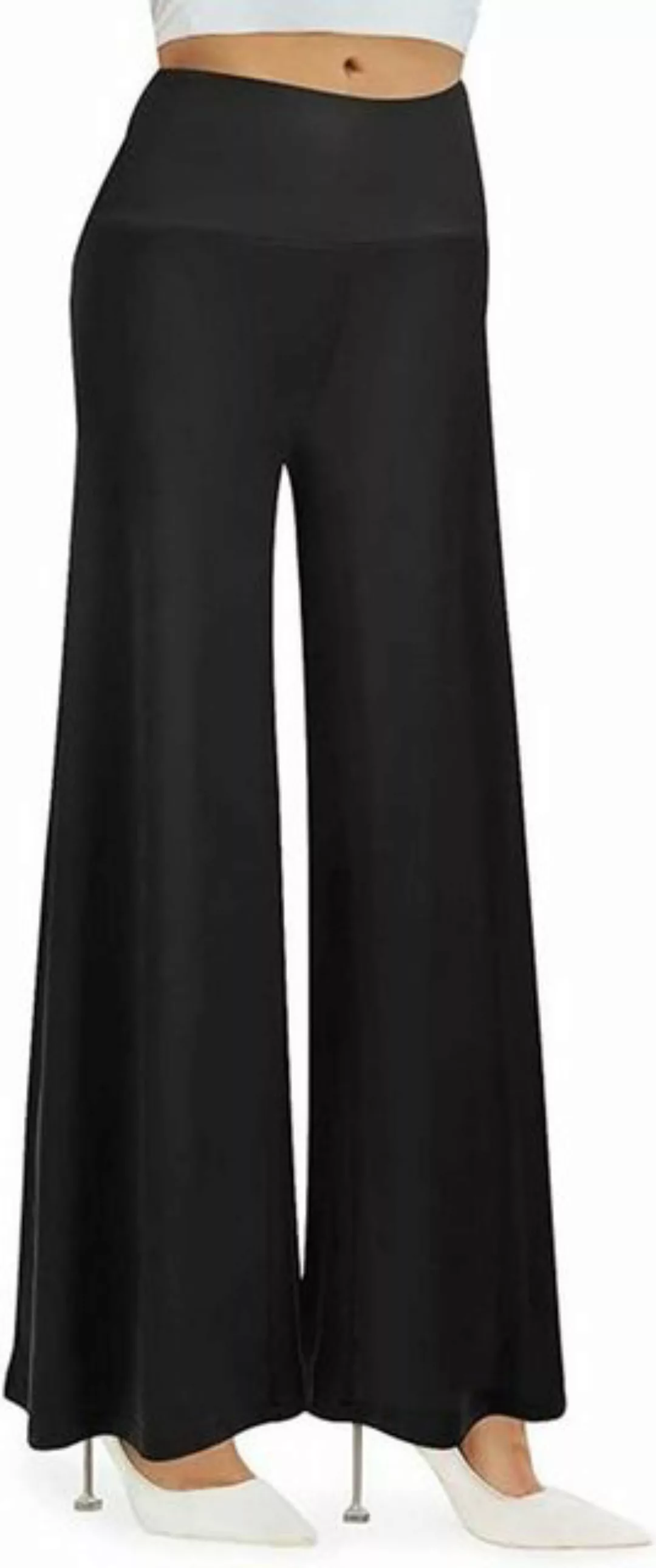 FIDDY Schlaghose Damen Elegant Hosen Stretch Weite BeinHohe Taille günstig online kaufen