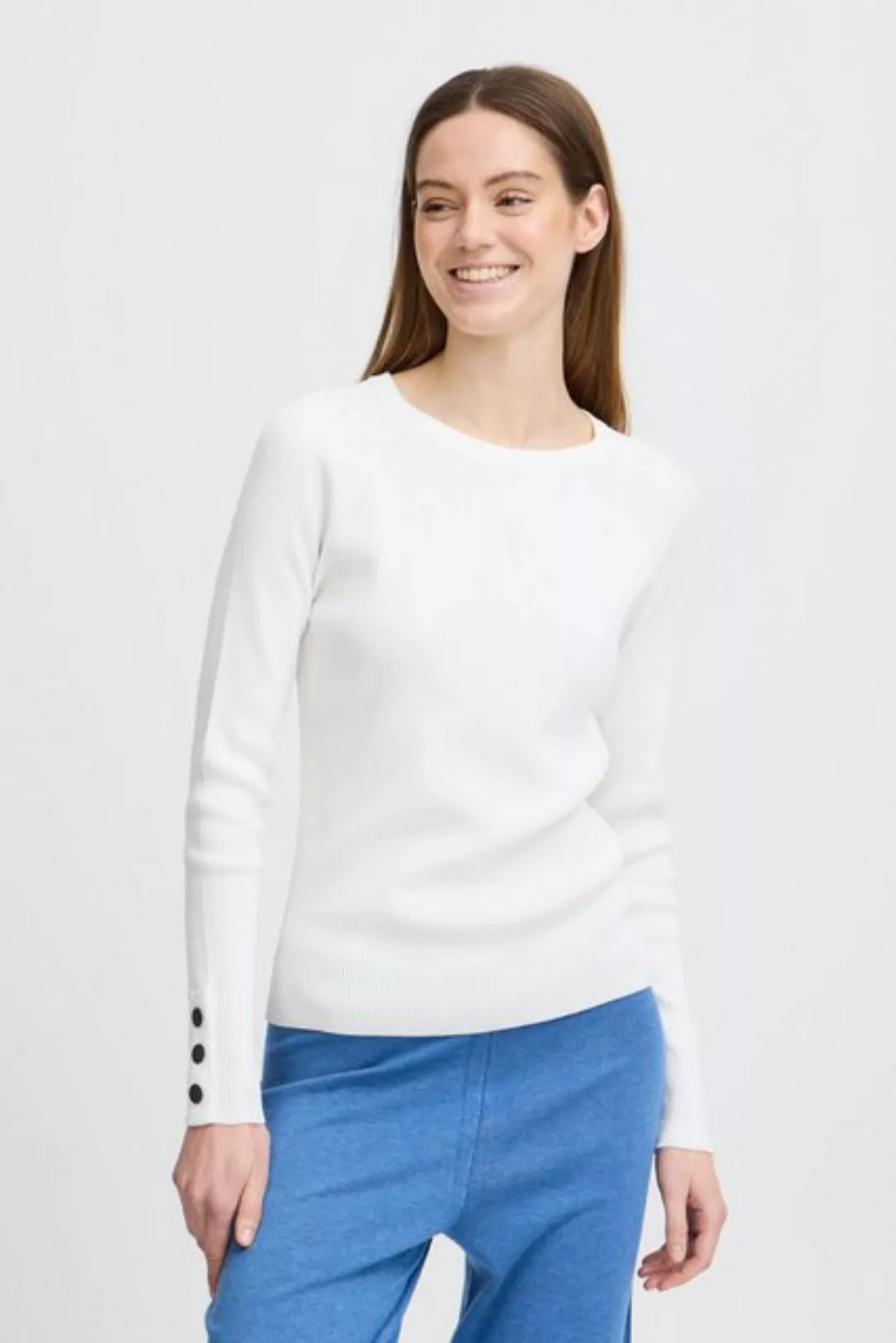 b.young Strickpullover BYMMMORLA stylischer Pullover mit Streifen günstig online kaufen