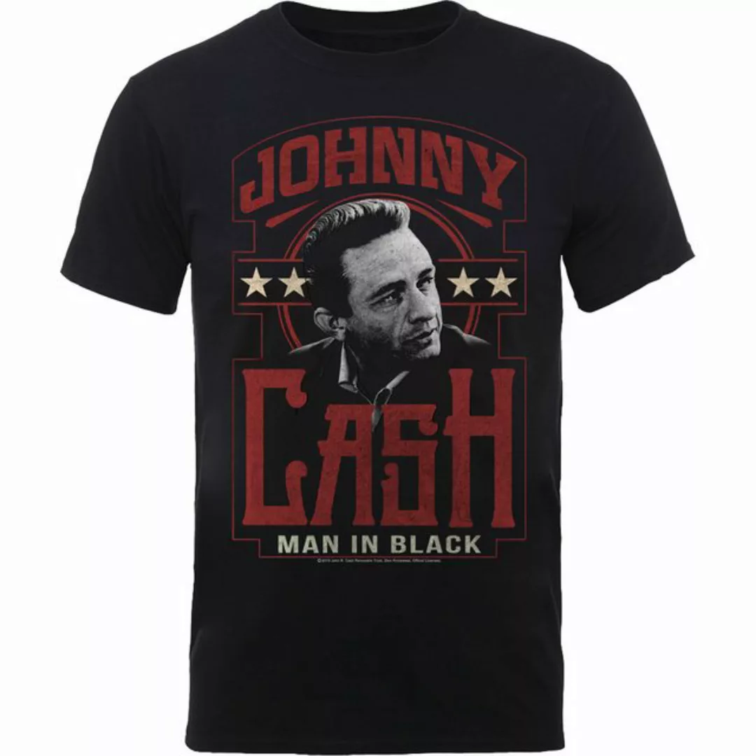 Johnny Cash T-Shirt Man In Black günstig online kaufen