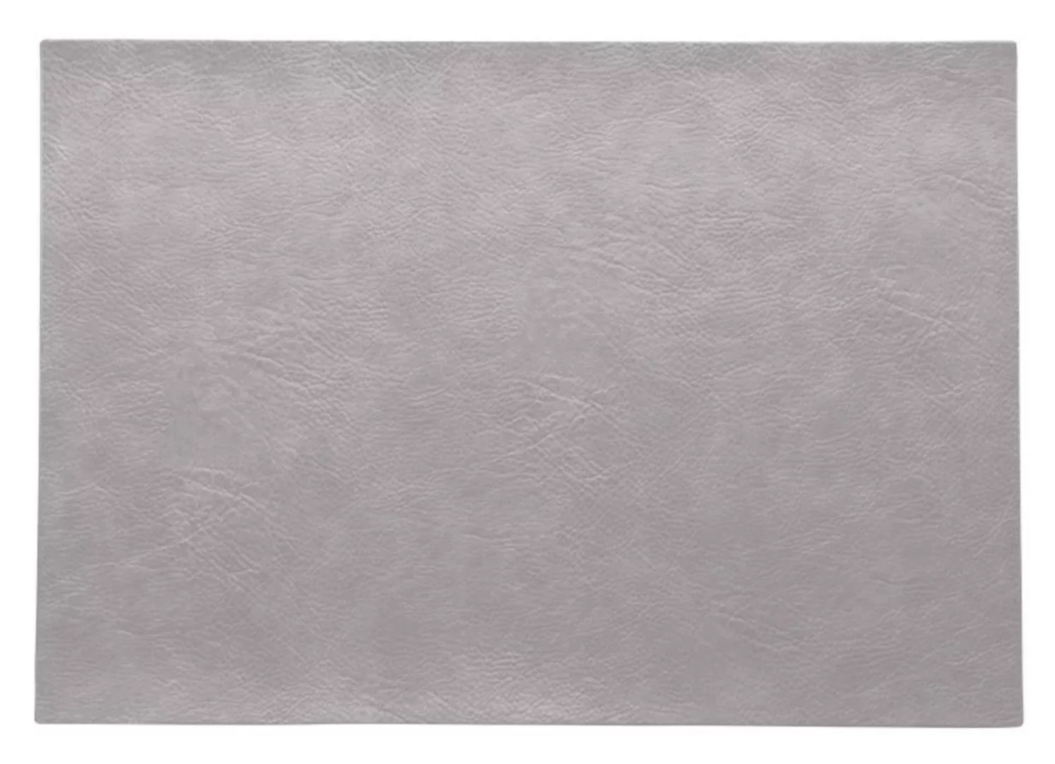 ASA Selection Tischset Silver Cloud Vintage Leder-Optik Platzset Grau günstig online kaufen