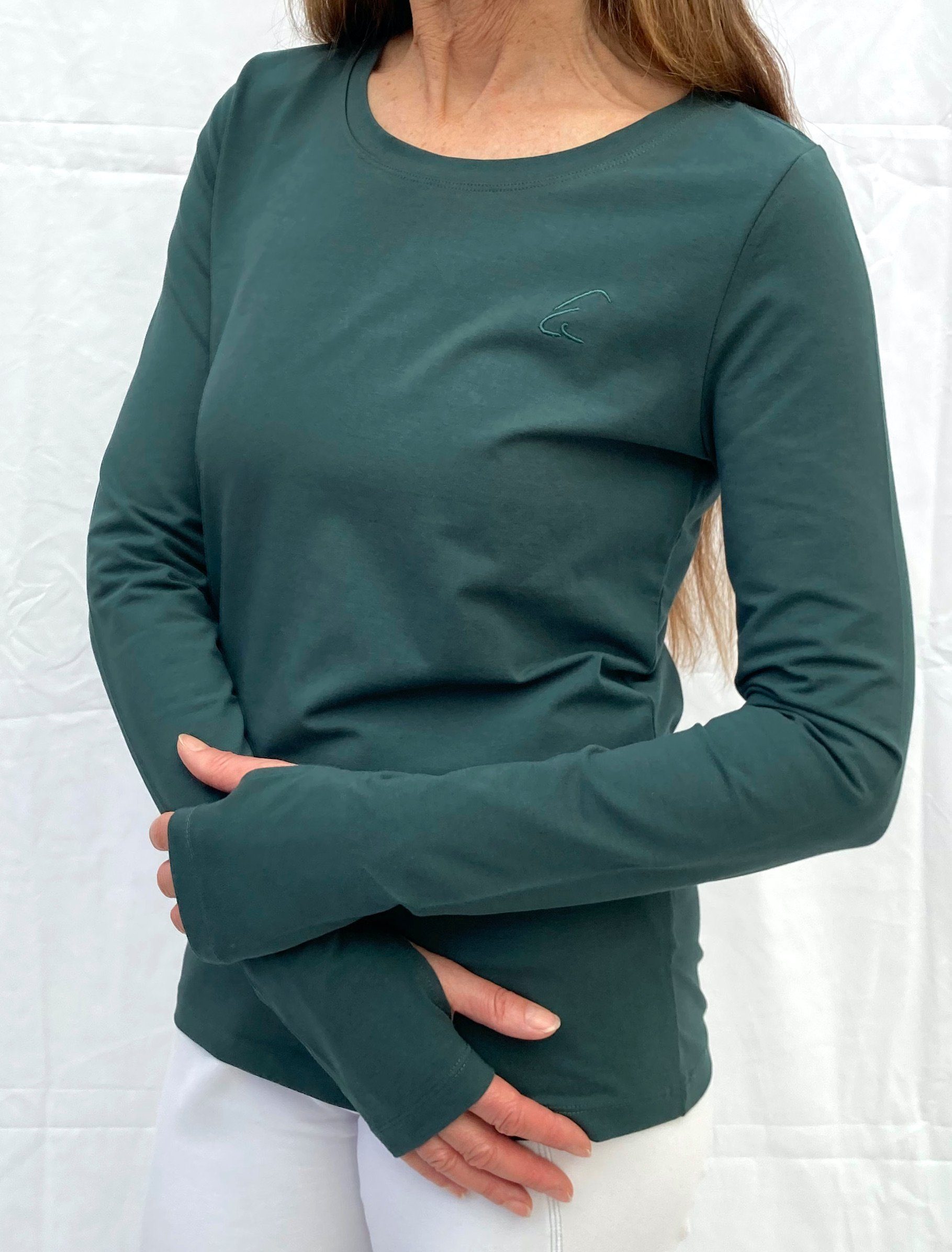 ESPARTO Yogashirt Langarmshirt Vicitra Ärmel mt günstig online kaufen