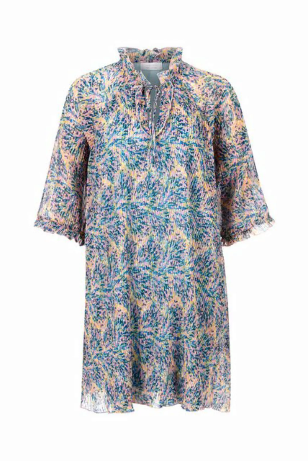 Rich & Royal Blusenkleid Damen Blusenkleid PRINTED PLISSEE DRESS (1-tlg) günstig online kaufen