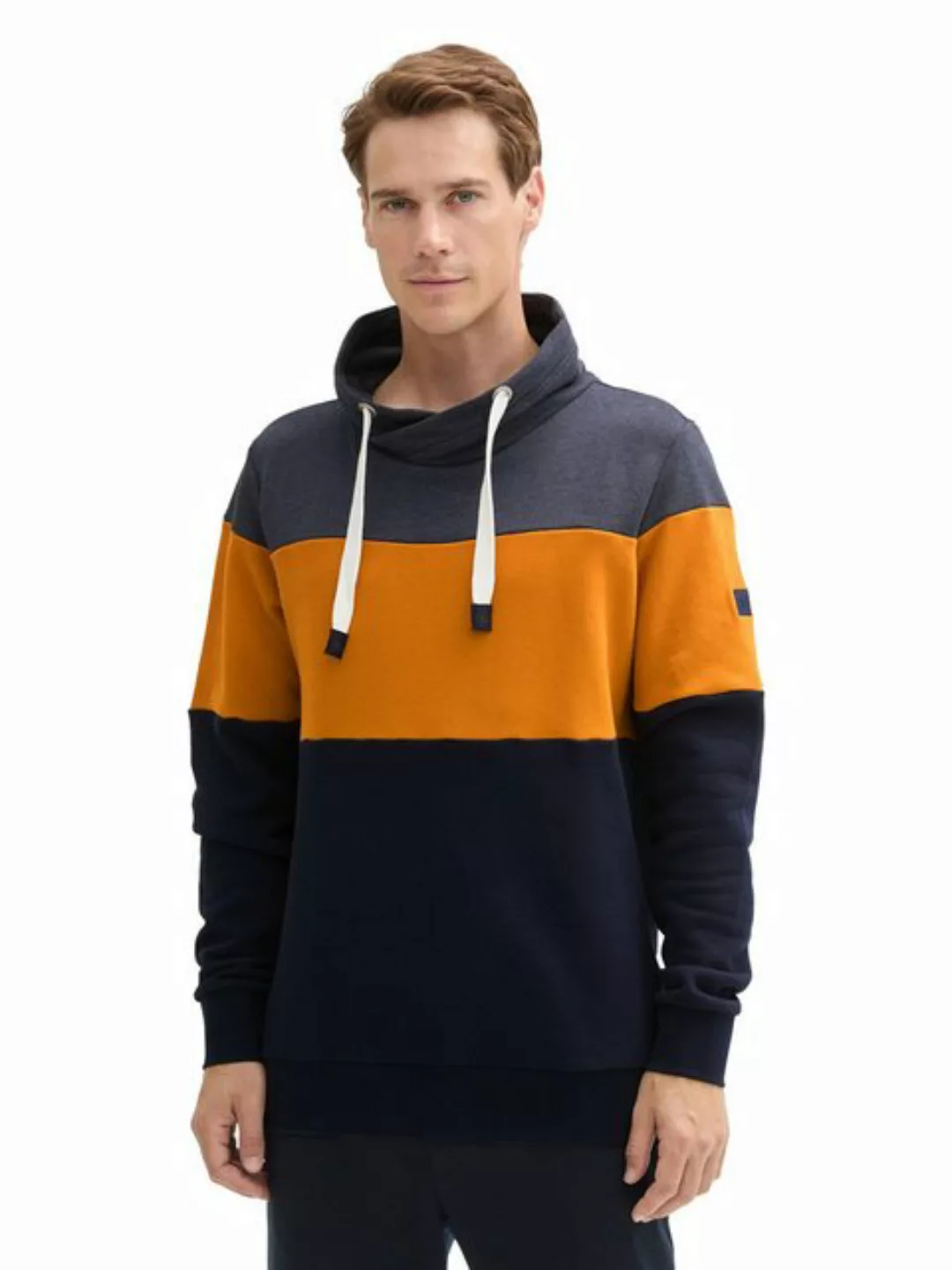 Tom Tailor Herren Kapuzenpullover CUTLINE - Regular Fit günstig online kaufen