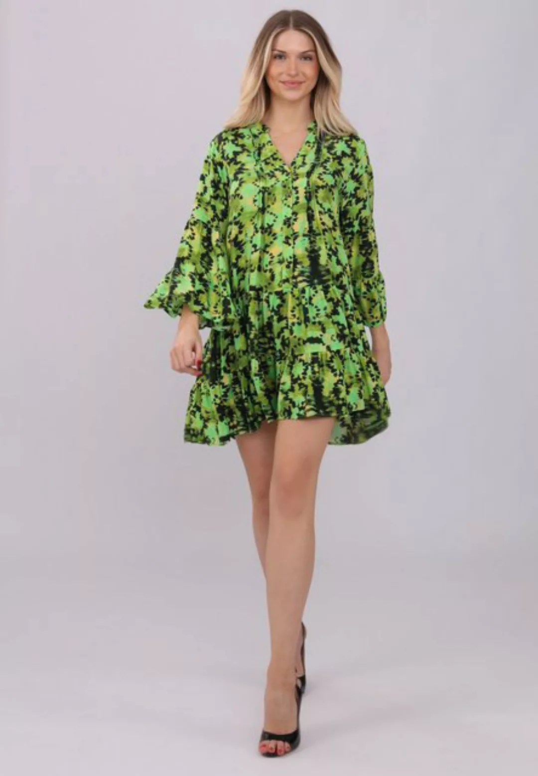 YC Fashion & Style Tunikakleid "Tropisches Flair Tuniika Kleid mit Abstract günstig online kaufen