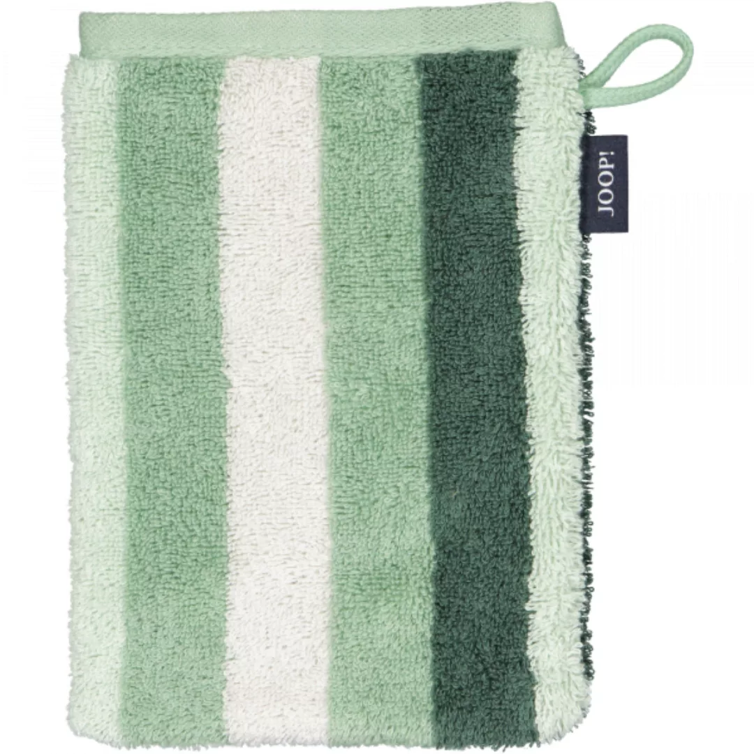 JOOP! Handtücher Vibe Streifen 1698 - Farbe: salbei - 44 - Waschhandschuh 1 günstig online kaufen