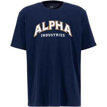 Alpha Industries  T-Shirts & Poloshirts College T-Shirt - ultra navy günstig online kaufen