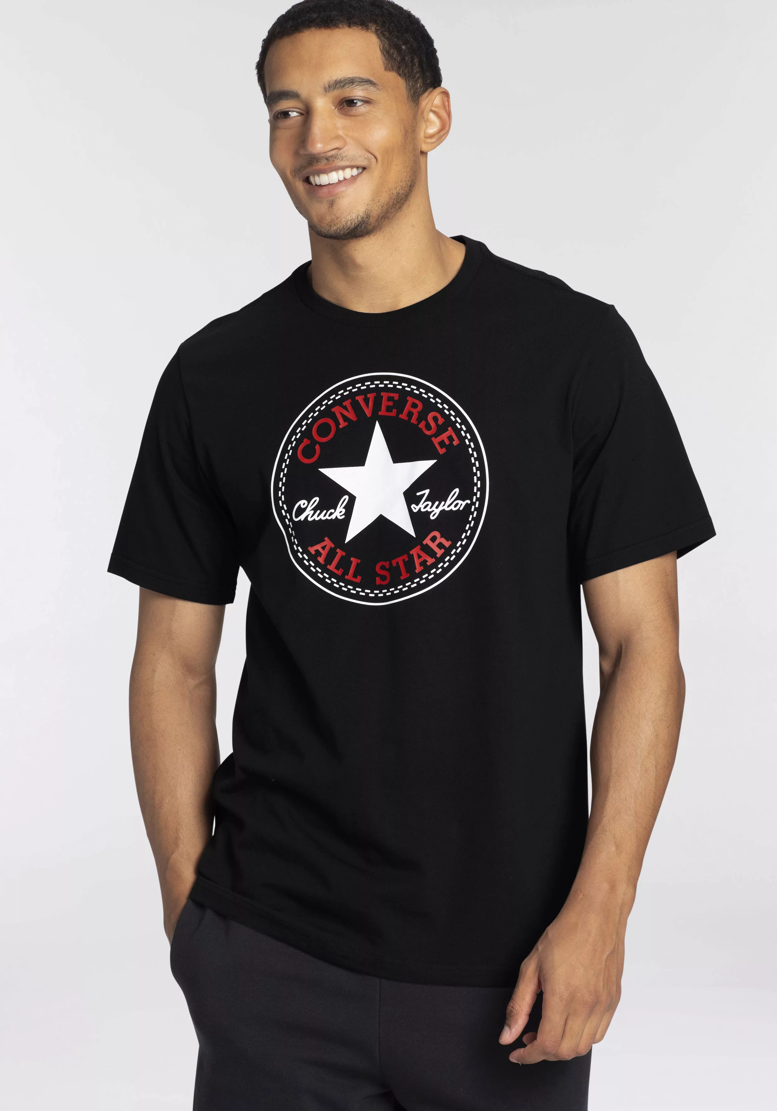 Converse T-Shirt "CONVERSE GO-TO CHUCK TAYLOR CLASSIC PATCH TEE" günstig online kaufen