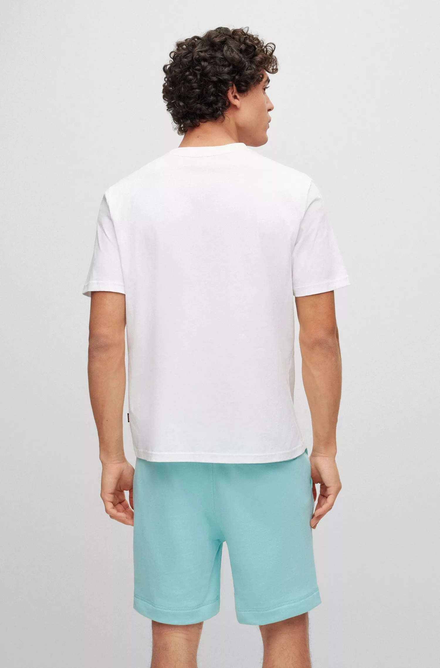 BOSS ORANGE T-Shirt, mit Label-Kontrastband innen am Rundhals günstig online kaufen