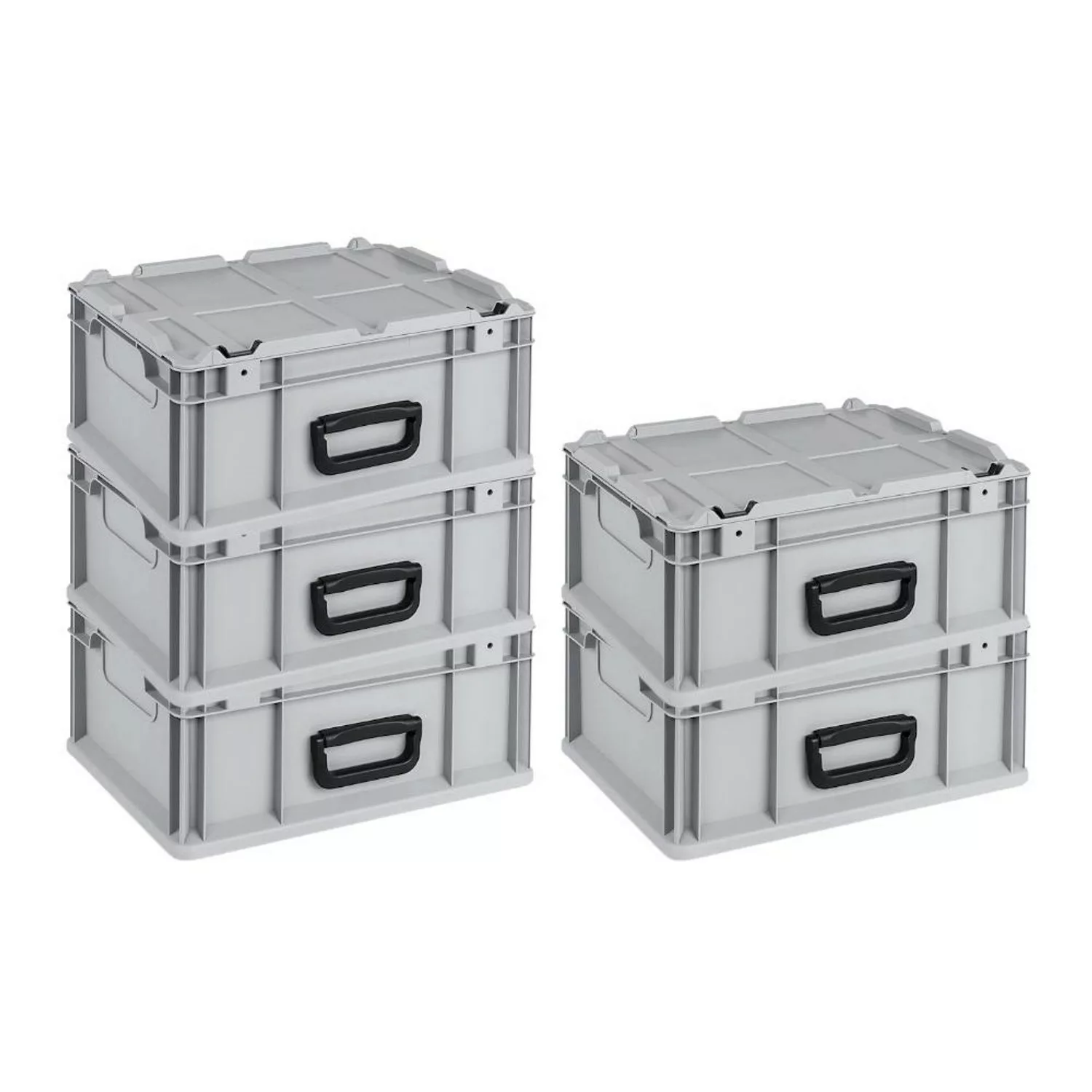 PROREGAL Spar Set 5x Eurobox Nextgen Portable HxBxT 18,5 x 30 x 40 cm 16 Li günstig online kaufen