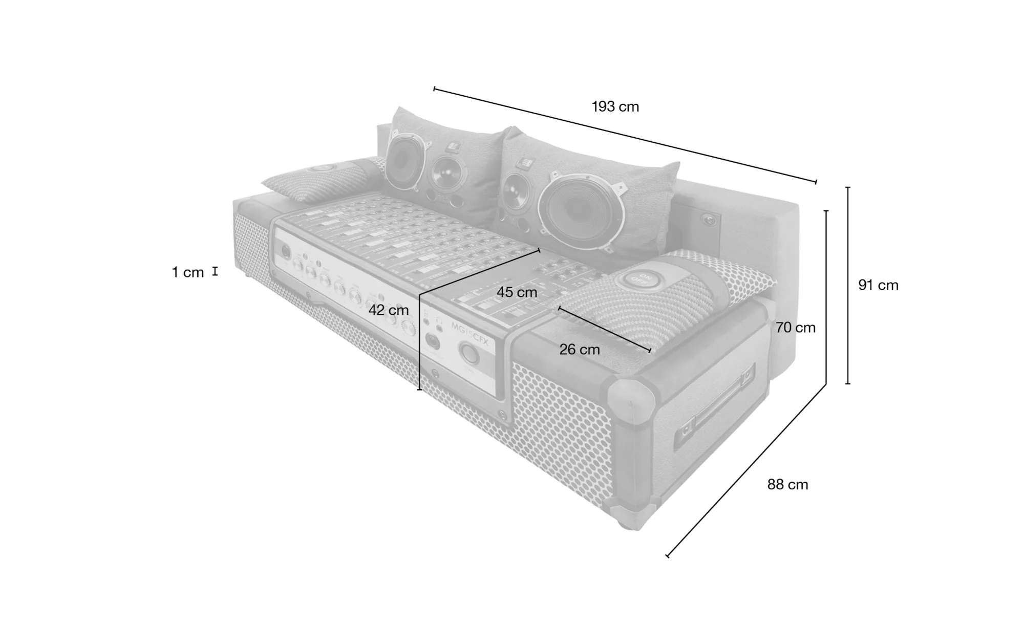 Schlafsofa  Denny Basic ¦ mehrfarbig ¦ Maße (cm): B: 91 H: 88 T: 193.0 Pols günstig online kaufen