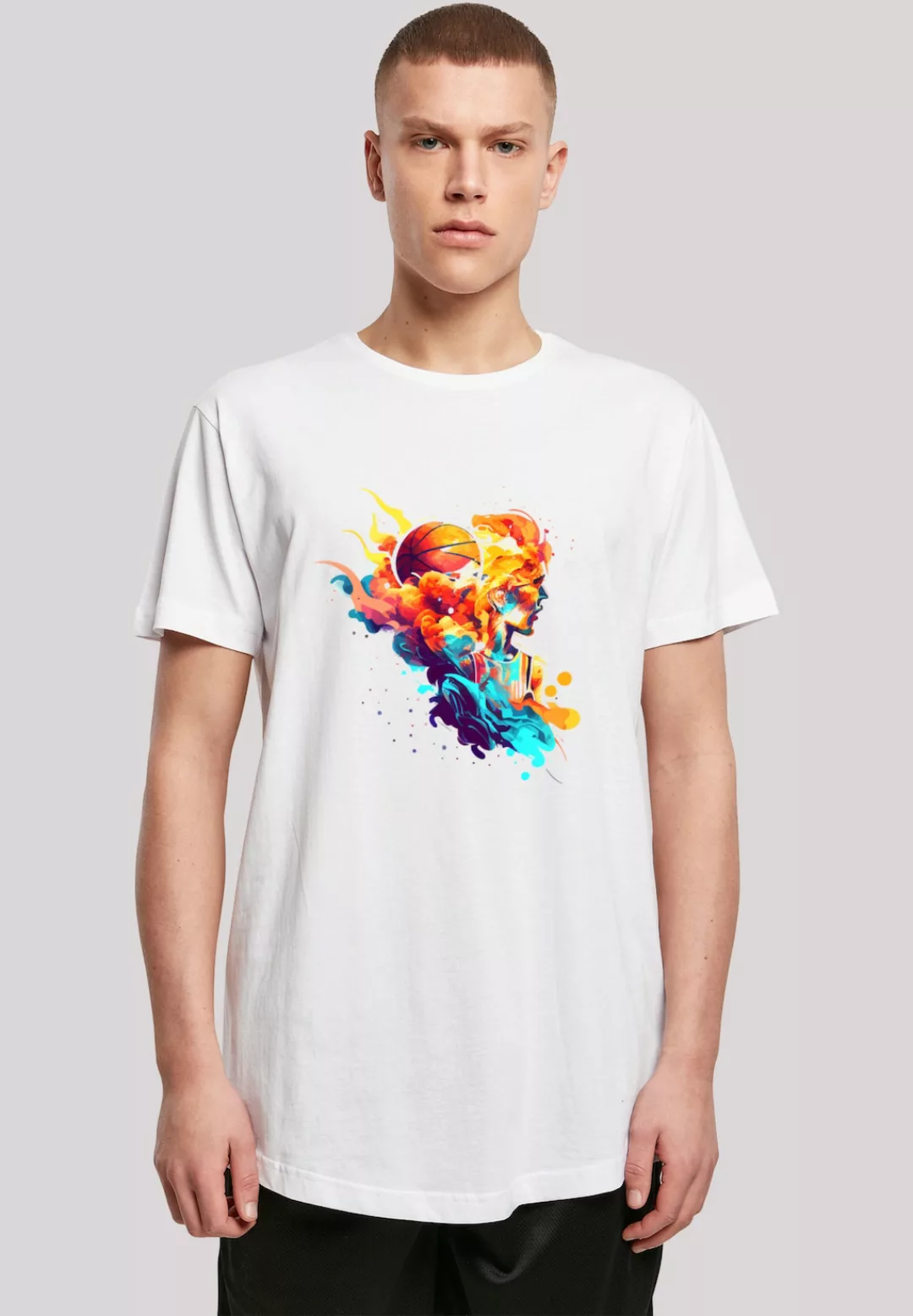 F4NT4STIC T-Shirt "Basketball Sport Player LONG", Print günstig online kaufen