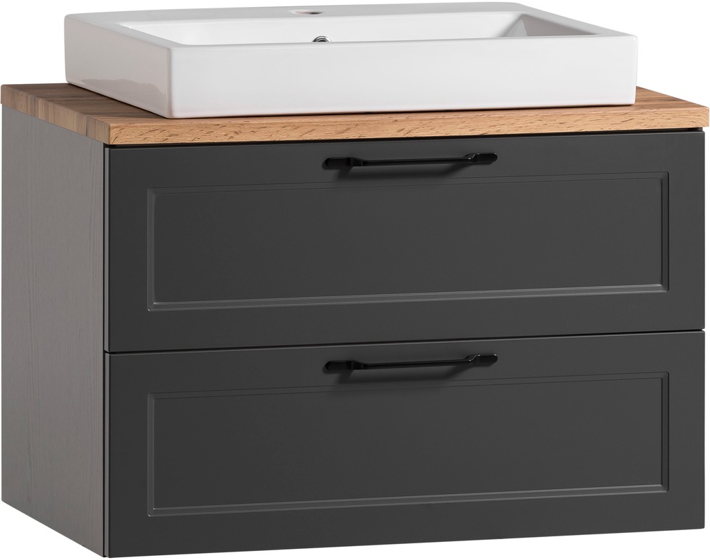 welltime Waschtisch »Lana«, Badmöbel inkl. Waschbecken, 80 cm breit günstig online kaufen